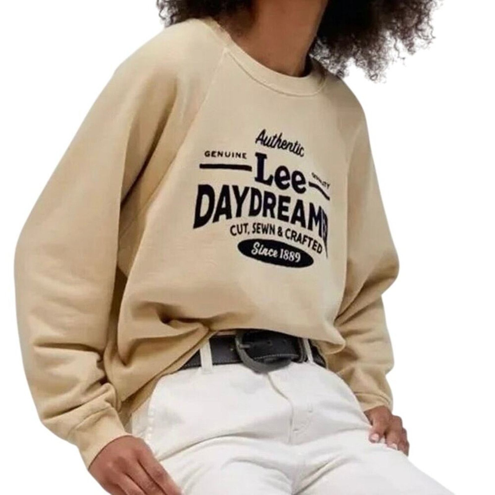 Daydreamer DAYDREAMER x LEE Genuine Quality Sweatshirt in Khaki Size M Size M / US 6-8 / IT 42-44 - 8 Thumbnail