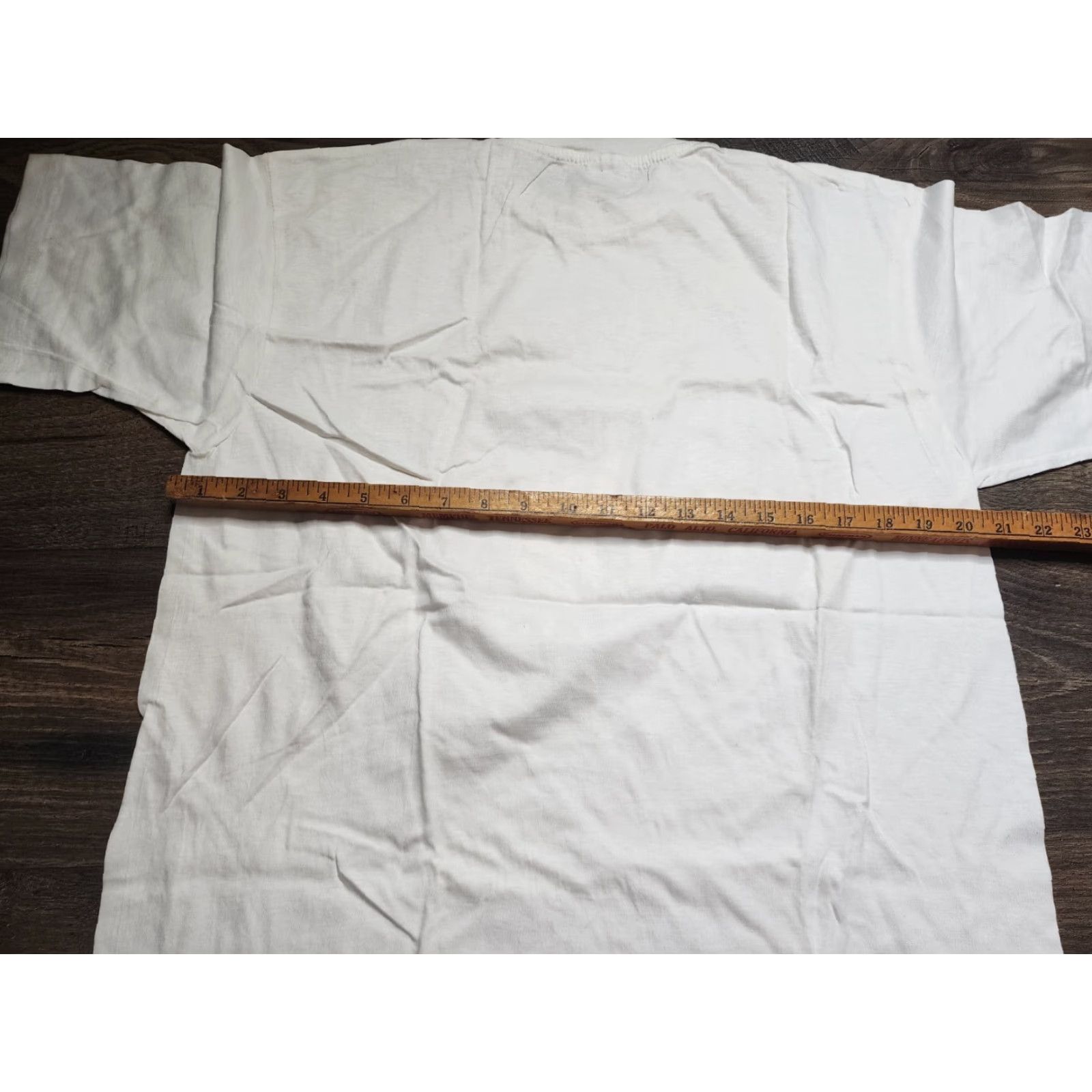 Sea New York VINTAGE New York T-Shirt Manhattan Logo Short Sleeve Crew Neck L White Cotton Distressed 90s Mens Stone Size US L / EU 52-54 / 3 - 4 Thumbnail