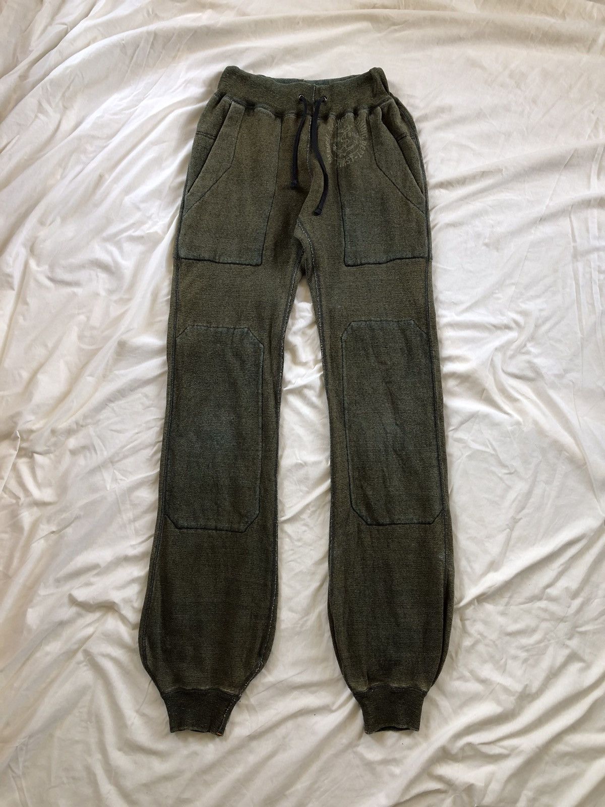 Japanese Brand × Le Grande Bleu (L.G.B.) × PPFM Medical Clothing Branch by FIRST STEP Rare Patina Sweatpants Size US 29 - 1 Thumbnail