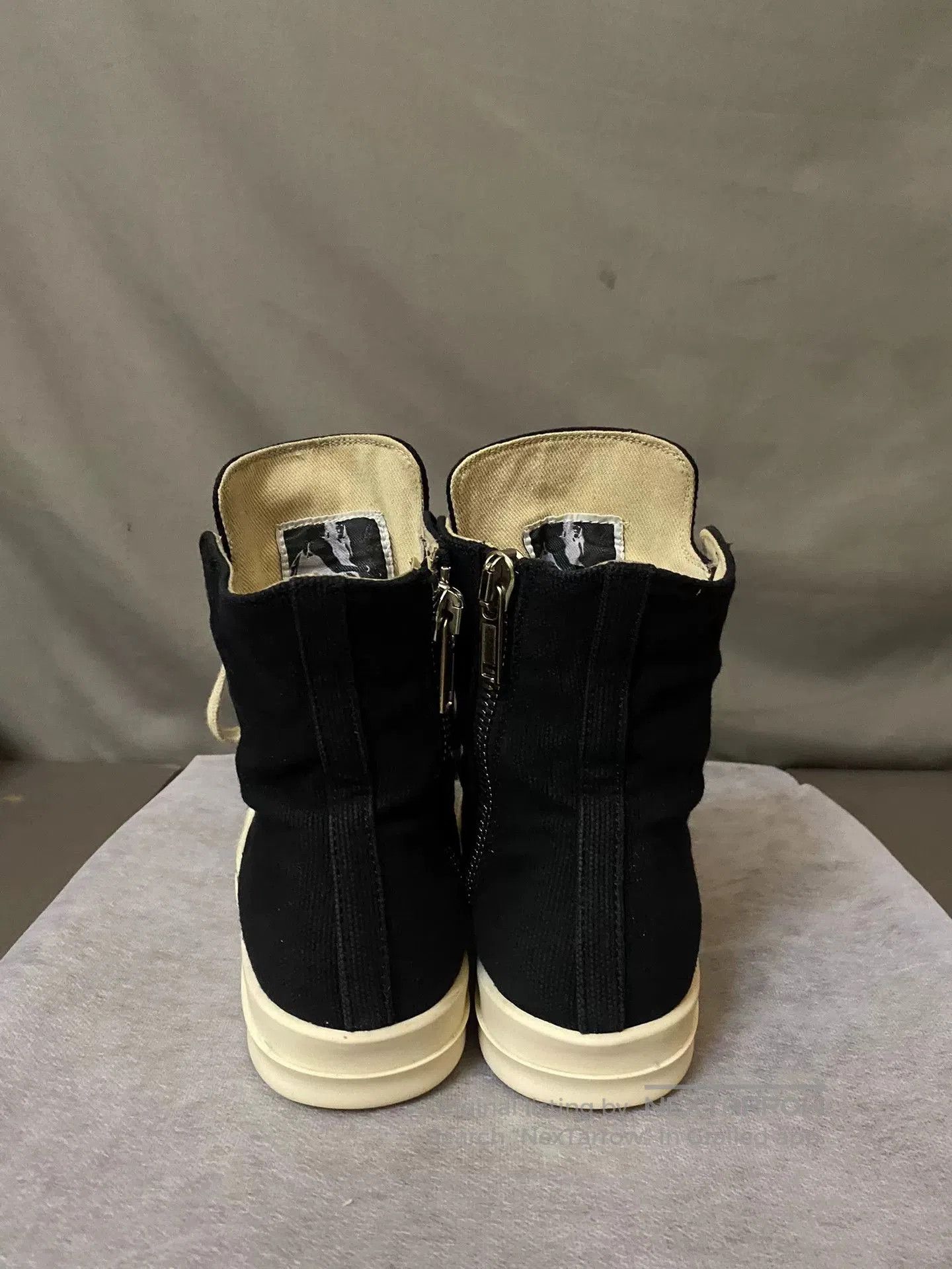 Rick Owens Rick Owens Black Converse Style Sneakers. Size US 6.5 / EU 39-40 - 4 Thumbnail
