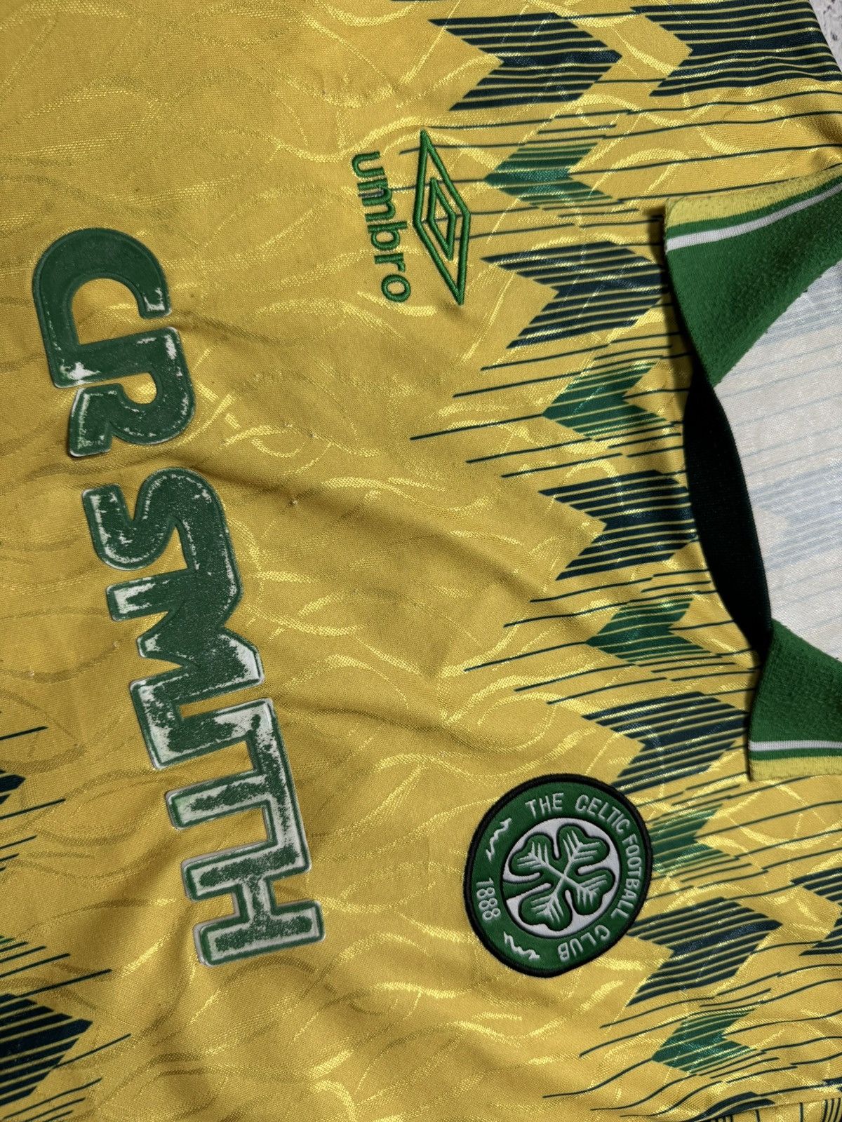 Umbro Umbro FC Celtic 1989/1990 Vintage Soccer Jersey Rare Size US L / EU 52-54 / 3 - 5 Thumbnail