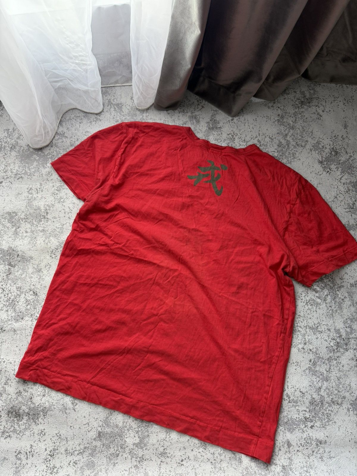 Evisu × Japanese Brand Evisu Vintage Logo Red T-Shirt Size US XXL / EU 58 / 5 - 3 Thumbnail