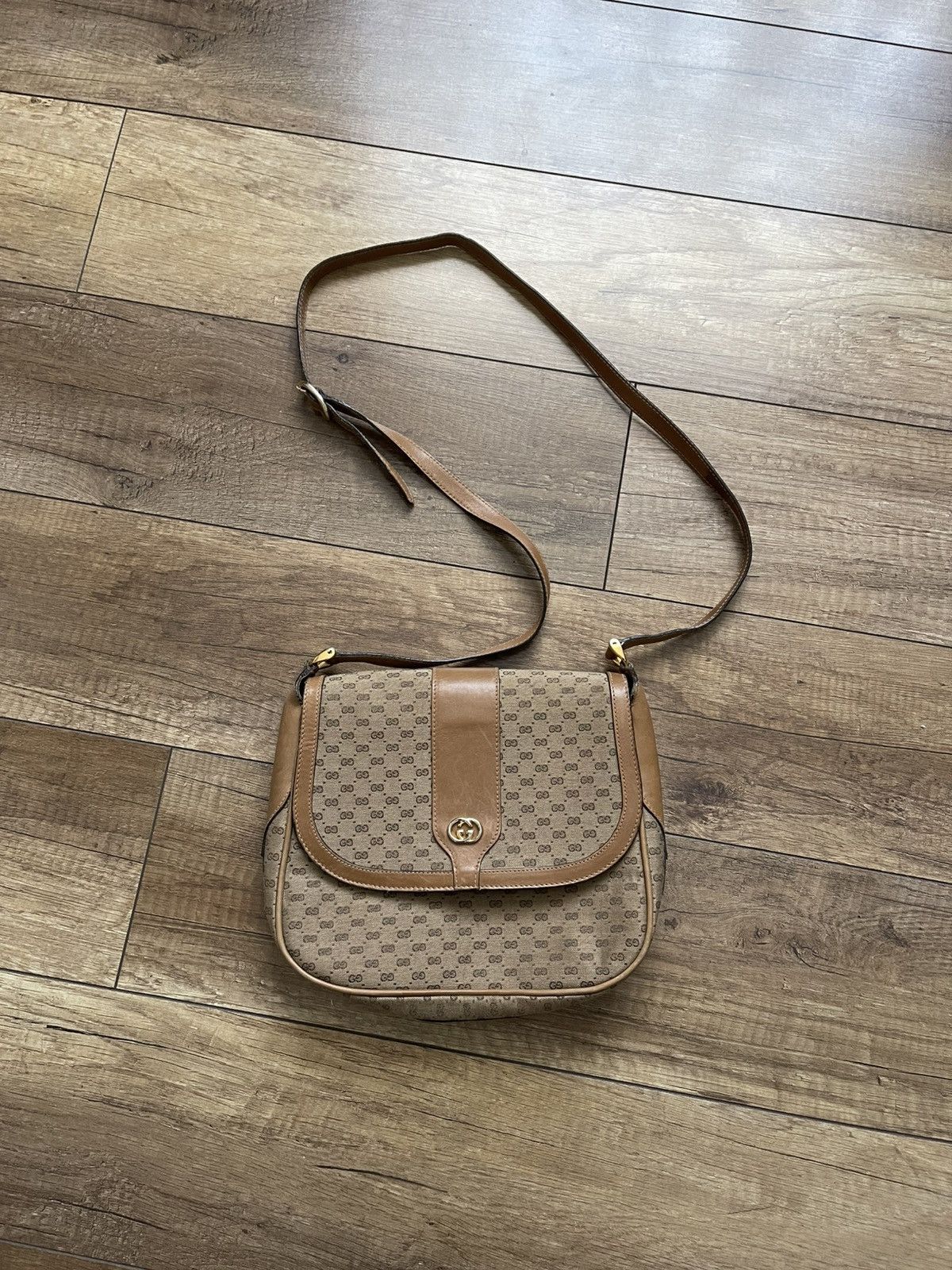 Gucci Gucci Italy Shoulder Bag Vintage 80s Size ONE SIZE - 4 Thumbnail