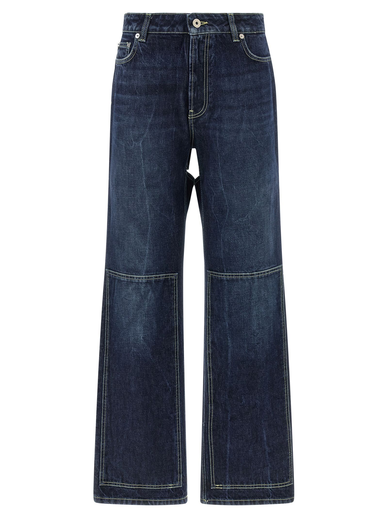 Jean Paul Gaultier 'The Blue Cut-Out' jeans Size 26" / US 2 / IT 38 - 1 Thumbnail