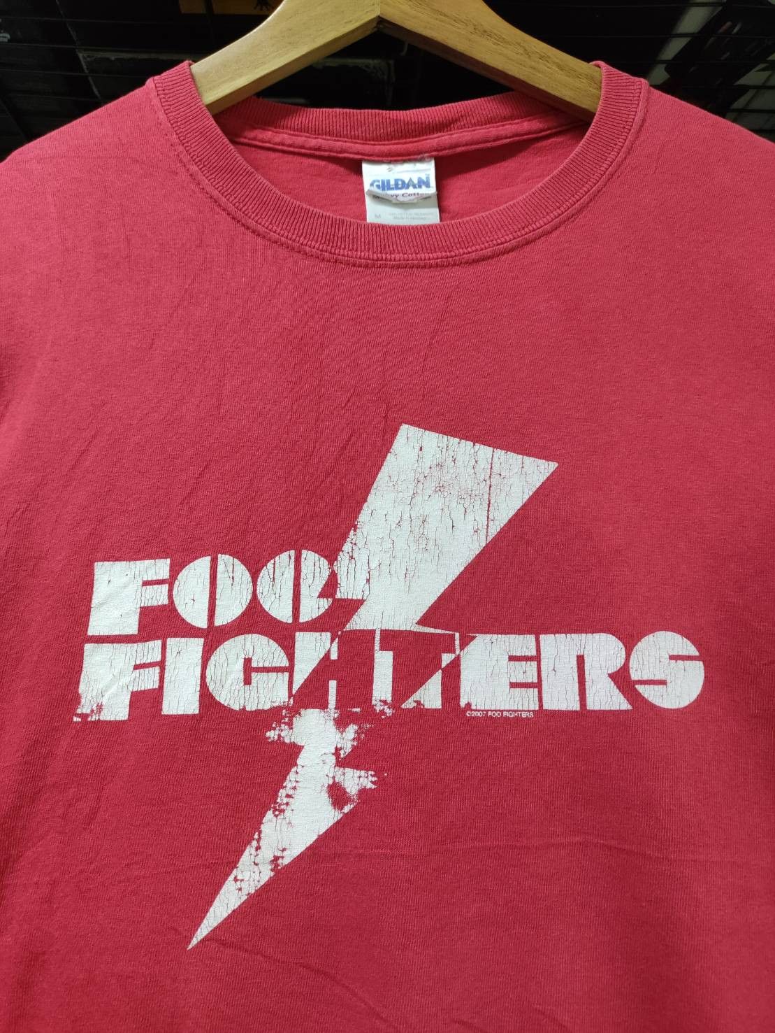 Band Tees Vtg 00's Foo Fighters Logo T-Shirt Size US M / EU 48-50 / 2 - 1 Thumbnail
