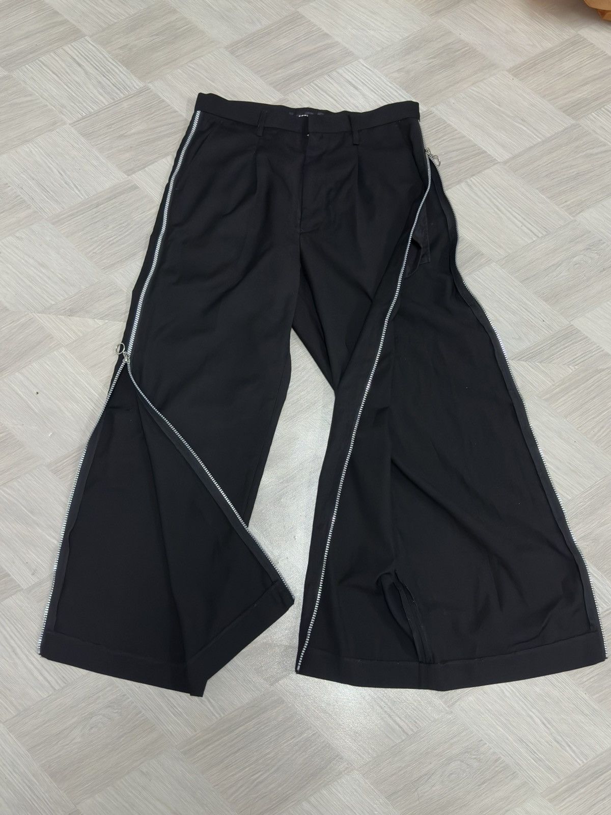 Japanese Brand AW2020 A’Gems / 9 Side Zipper Wide Slack Pant Size US 30 / EU 46 - 7 Thumbnail