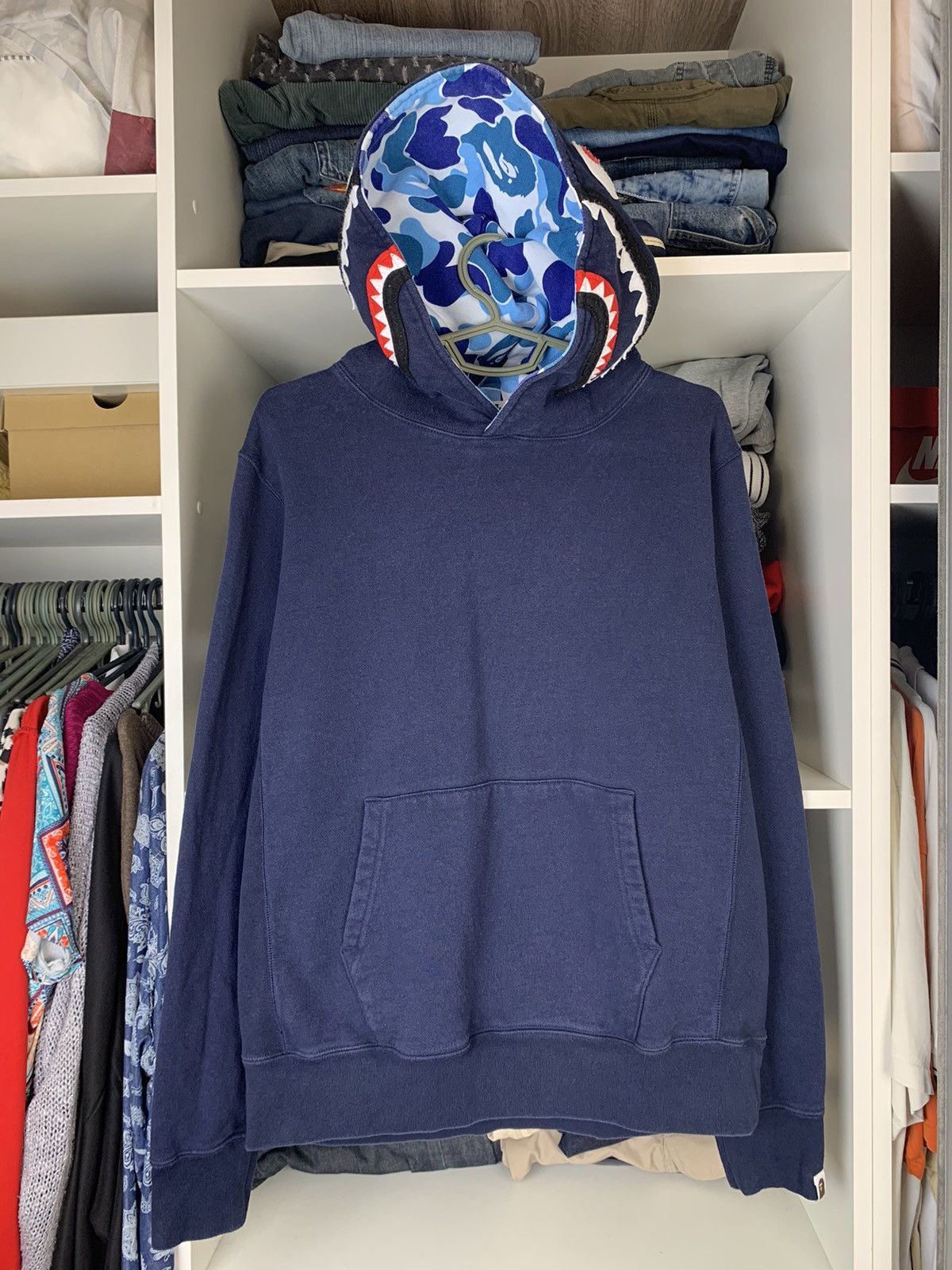 Bape A Bathing Ape Bape Shark Hoodie Made in Japan Size US M / EU 48-50 / 2 - 7 Thumbnail