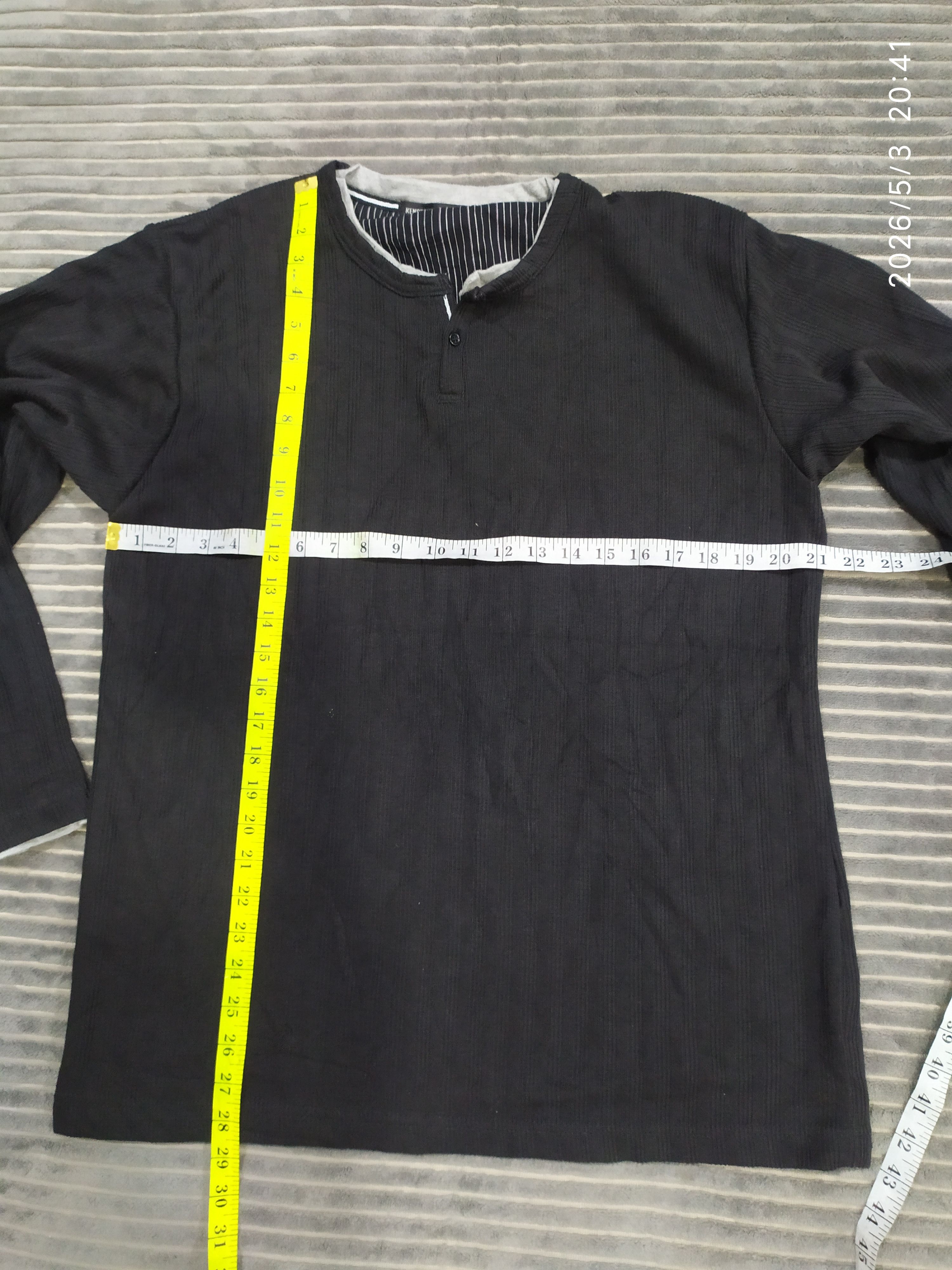 If Six Was Nine 2000s Double Layer Kengrove Homme Long sleeve shirt Size US L / EU 52-54 / 3 - 6 Thumbnail