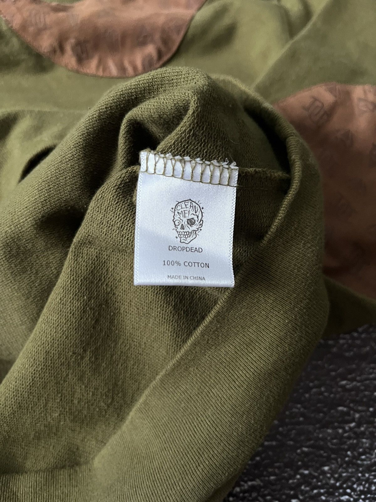 Drop Dead Clothing Drop Dead Vintage Womens Olive Sweatshirt Size M / US 6-8 / IT 42-44 - 7 Thumbnail