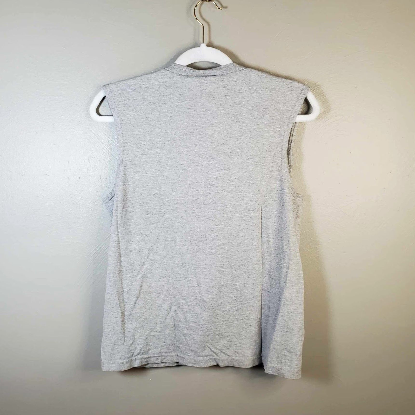 Nike VINTAGE Nike Basketball Sleeveless Shirt Mens M Gray 90s Made In USA Shirt Size US M / EU 48-50 / 2 - 7 Thumbnail