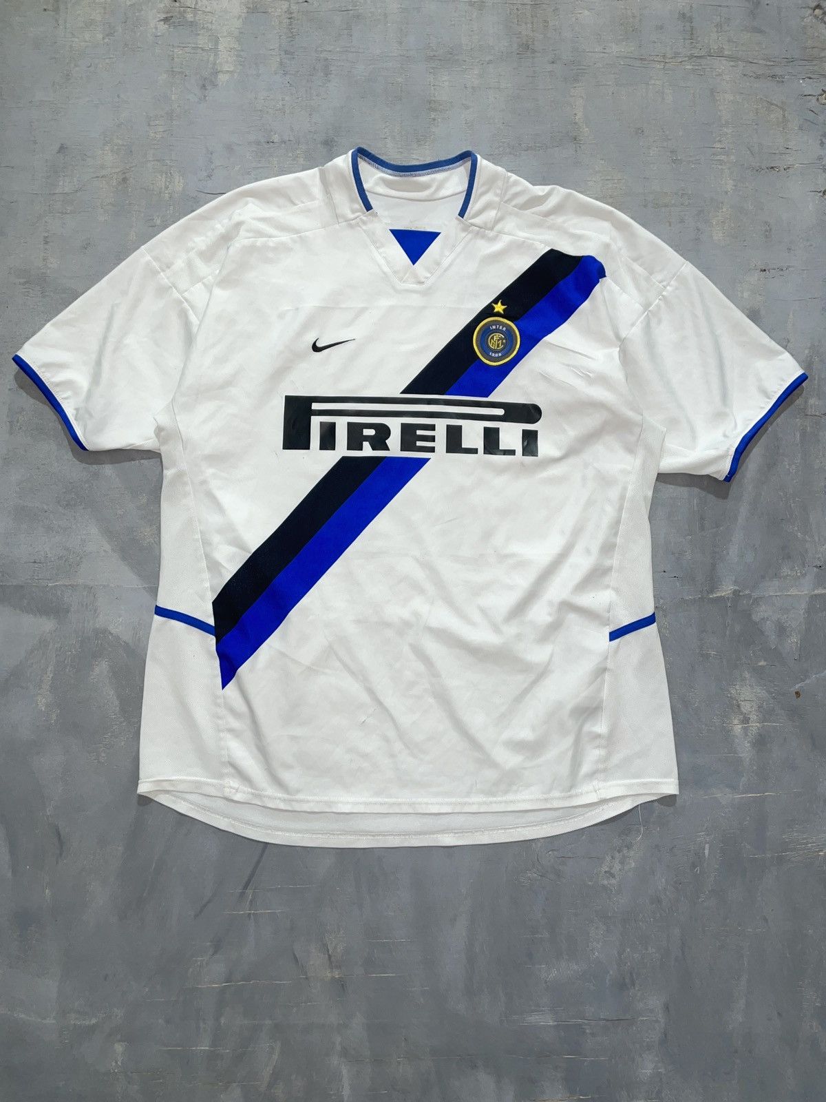 Nike Inter milan 2002-03 away kit #19 batistuta Size US XL / EU 56 / 4 - 2 Thumbnail