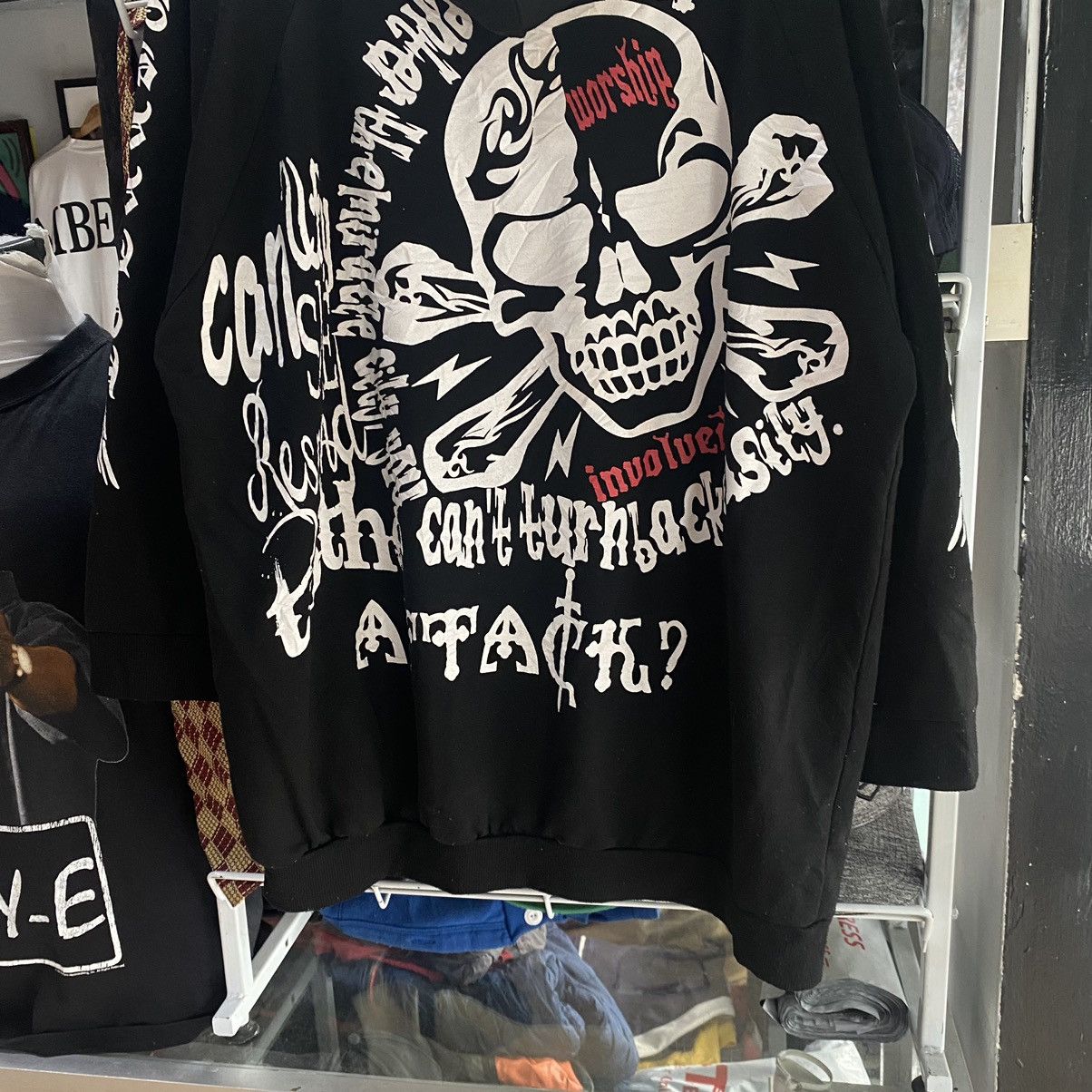 Hysteric Glamour × If Six Was Nine × Le Grande Bleu (L.G.B.) Dig Deep Zip Up Hoodie Poem if six was nine style Size US XL / EU 56 / 4 - 4 Thumbnail