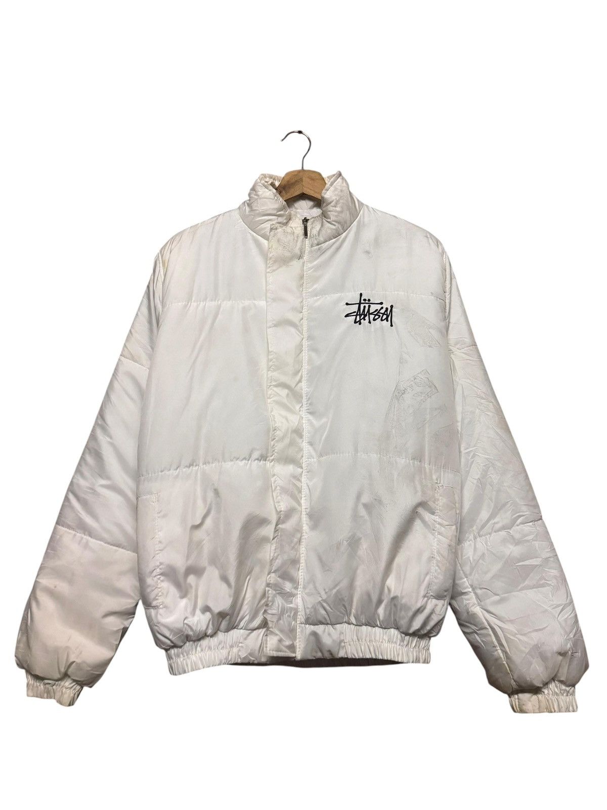Stussy Stussy Og Logo Puffer Bomber Jacket Size US M / EU 48-50 / 2 - 2 Thumbnail