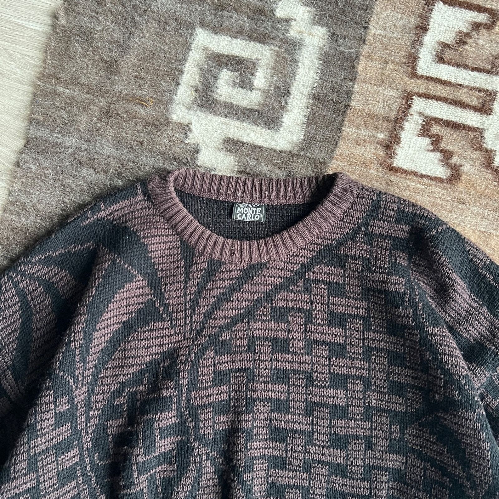 Vintage Monte Carlo Vintage Grunge Indie Sweater 9900AC Size US L / EU 52-54 / 3 - 2 Thumbnail