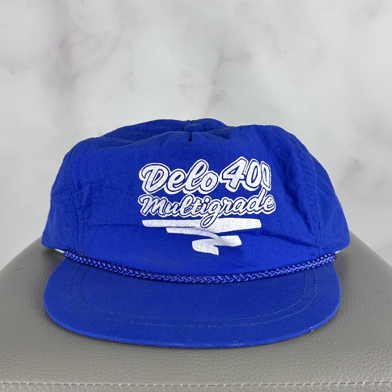 Vintage Vintage Delo 400 Multigrade Blue Hat Size ONE SIZE - 1 Thumbnail