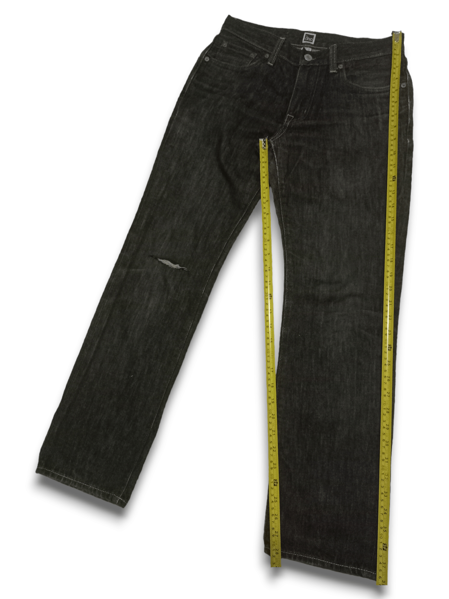 Gap Vintage Gap White Oak Cone Distressed Style Black Jeans Size US 28 / EU 44 - 11 Thumbnail