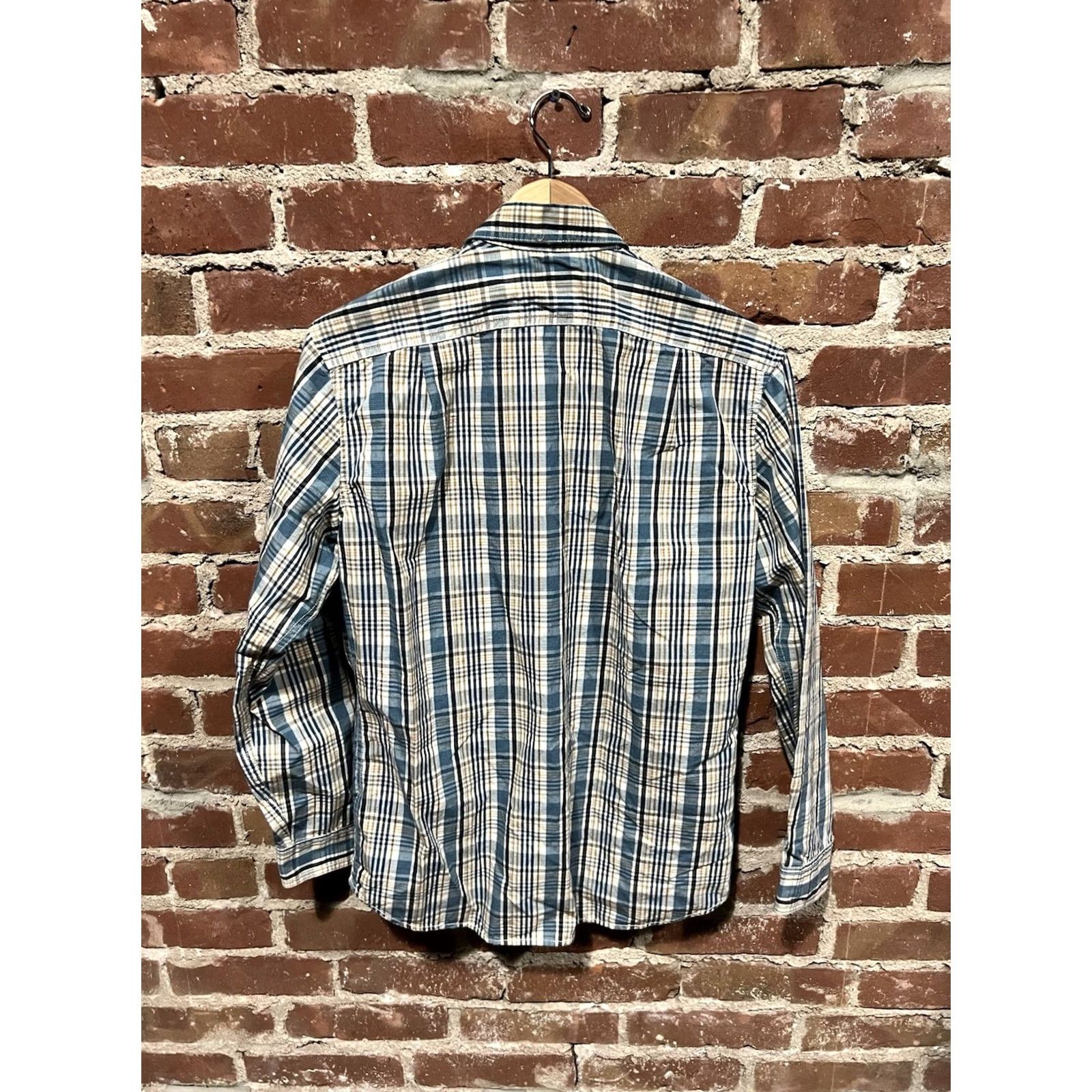 Eddie Bauer Eddie Bauer Mens Blue Plaid Button-Up Long Sleeve Shirt Outdoor Size S Master Size US S / EU 44-46 / 1 - 2 Thumbnail