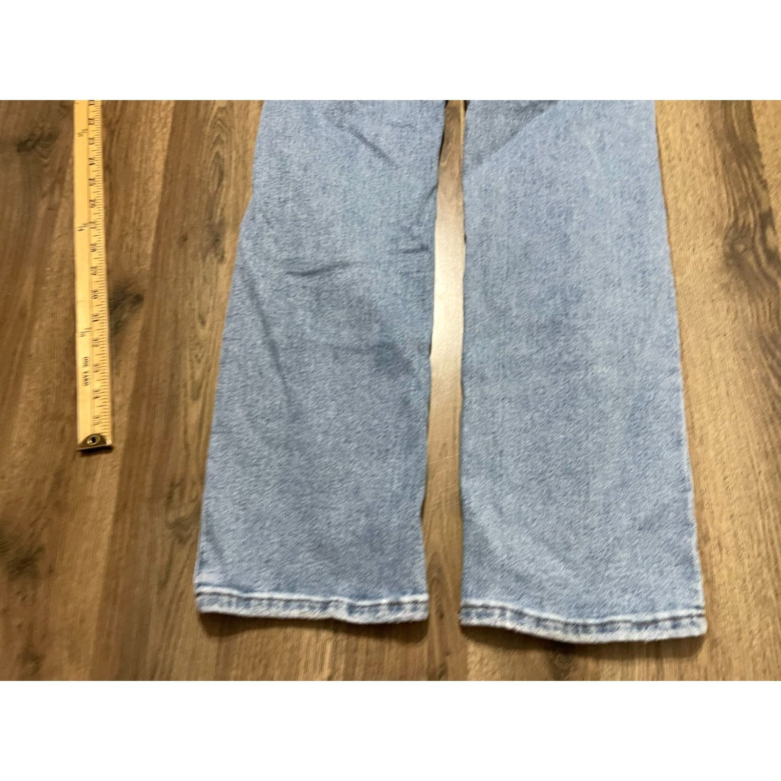 Vintage VERMET Jeans, Women's Size 27, Denim, Straight, Distressed, Pockets, Blue, Regular, 29 Inseam, 27, Size 27" / US 4 / IT 40 - 5 Thumbnail