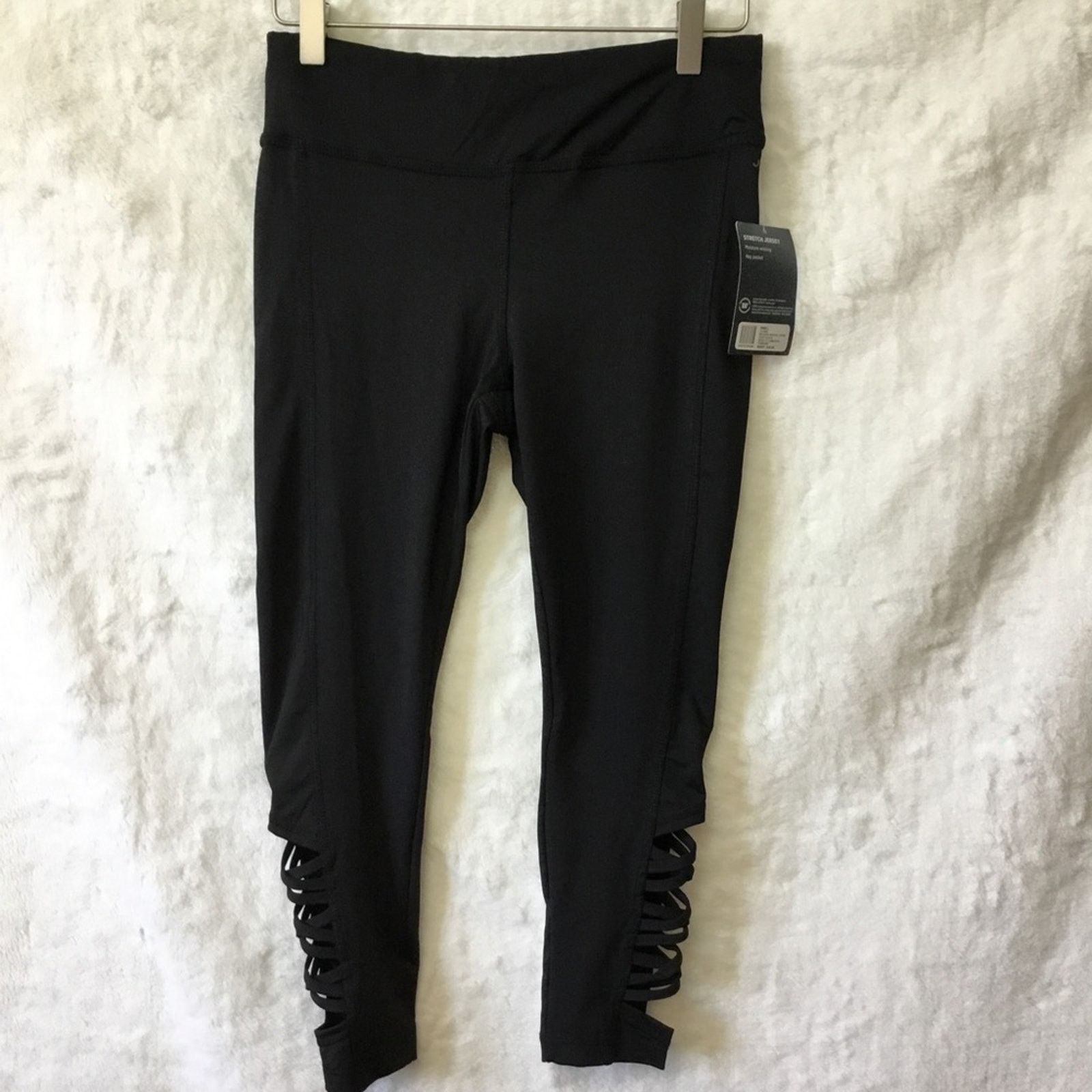 Jockey Jockey Black with Detail Leggings Size 28" / US 6 / IT 42 - 1 Thumbnail