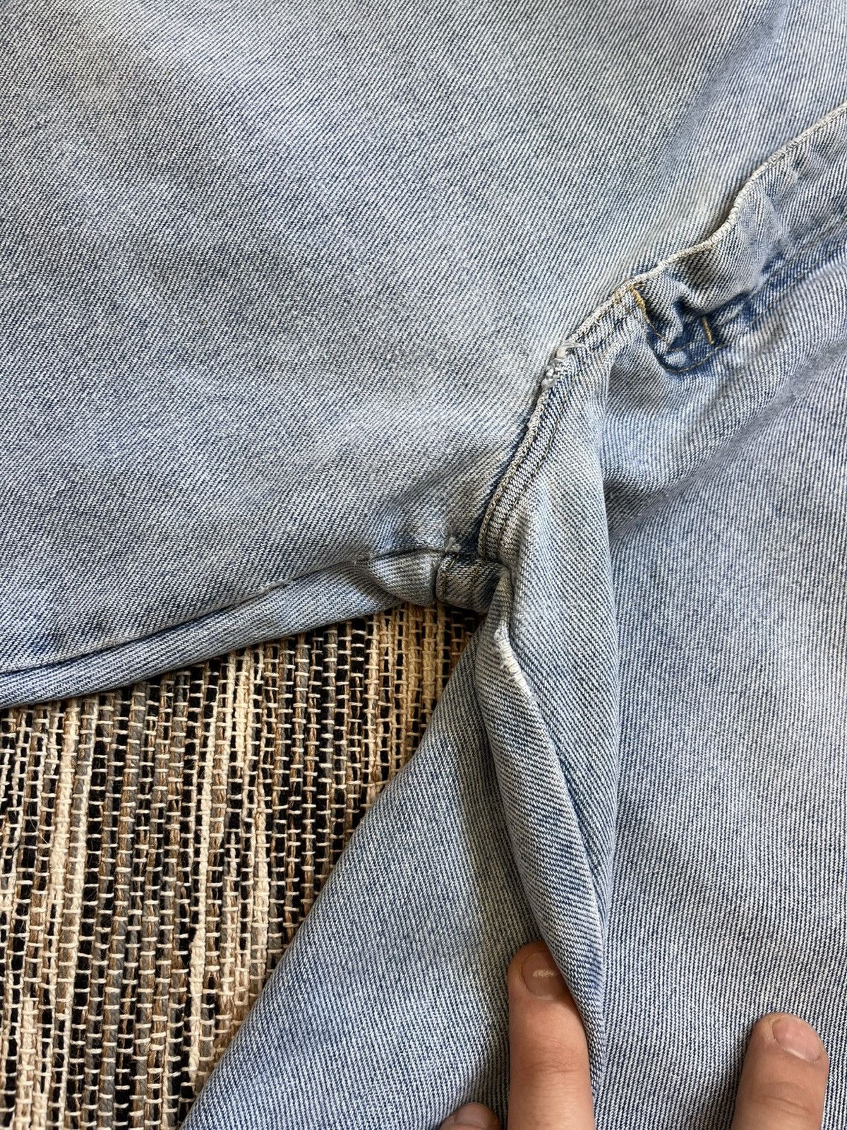 Vintage × Wrangler Vintage Wrangler Jeans washed distressed denim blue Size US 34 / EU 50 - 7 Thumbnail