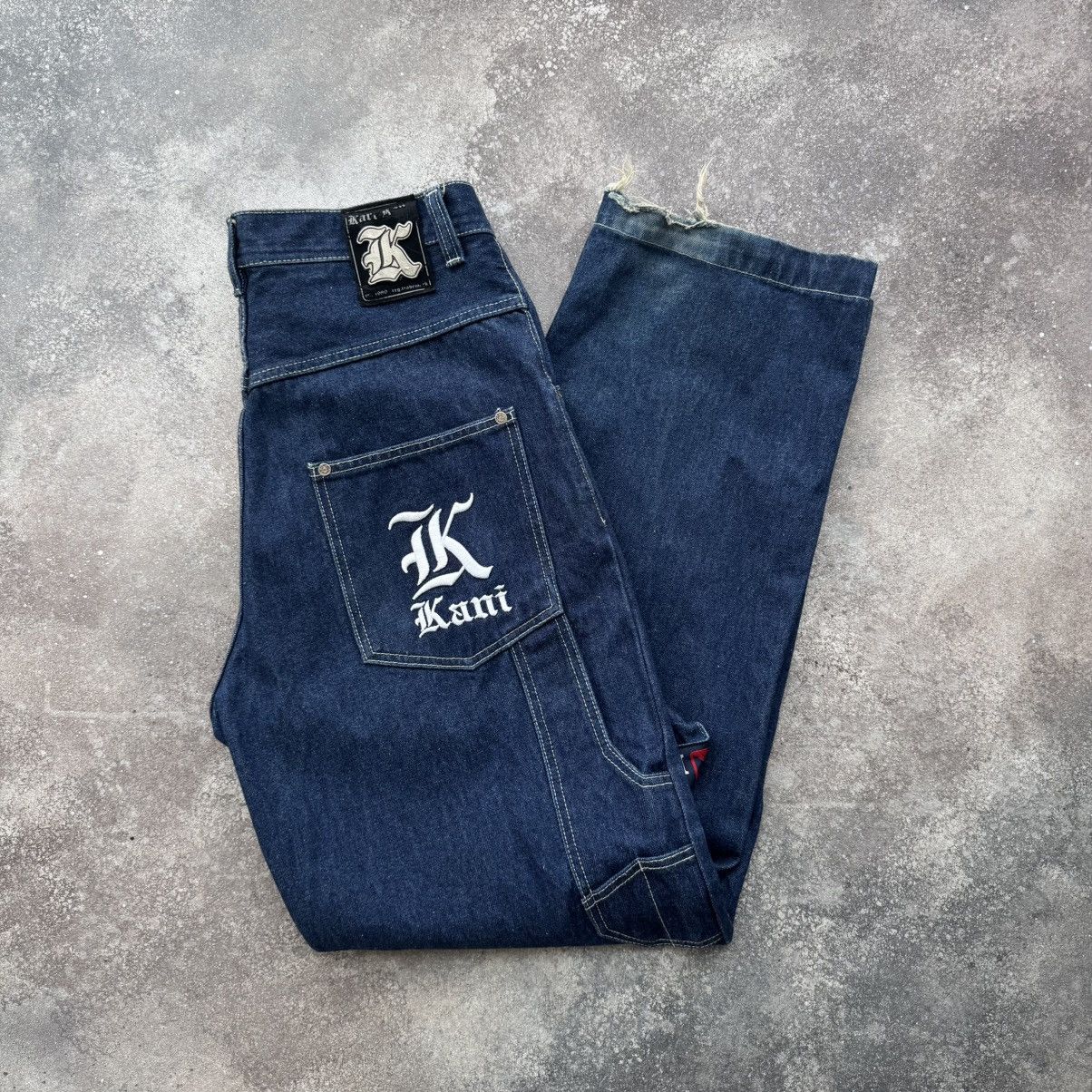 Karl Kani × Vintage Karl Kani Y2K Carpenter Denim Jeans Size US 32 / EU 48 - 1 Thumbnail