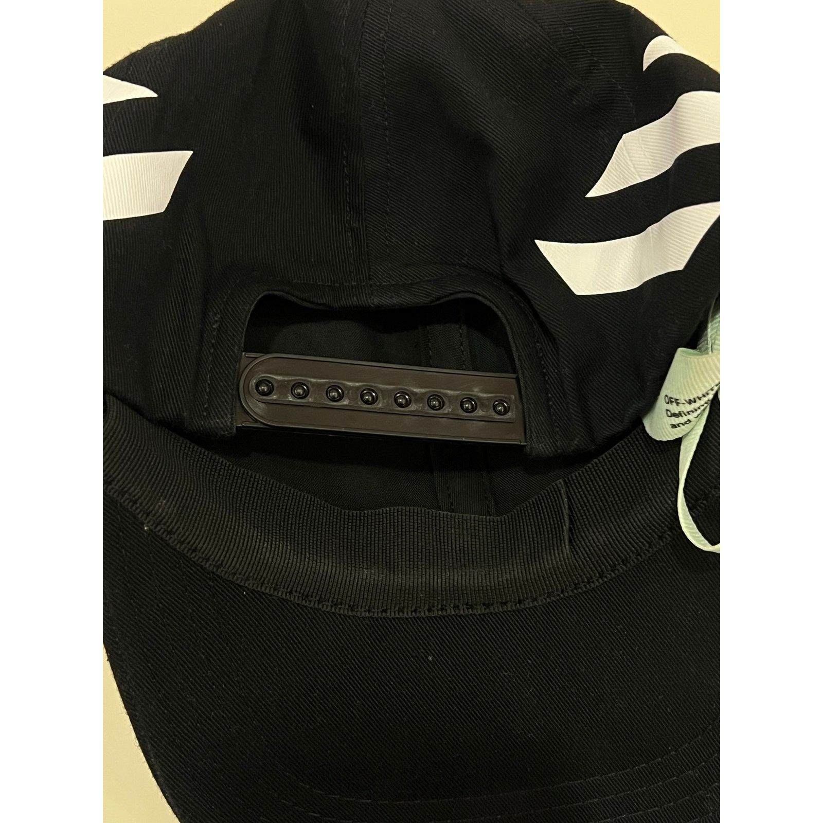 Off-White × Virgil Abloh OFF-White Diag Baseball Cap Black One Size Size ONE SIZE - 5 Thumbnail