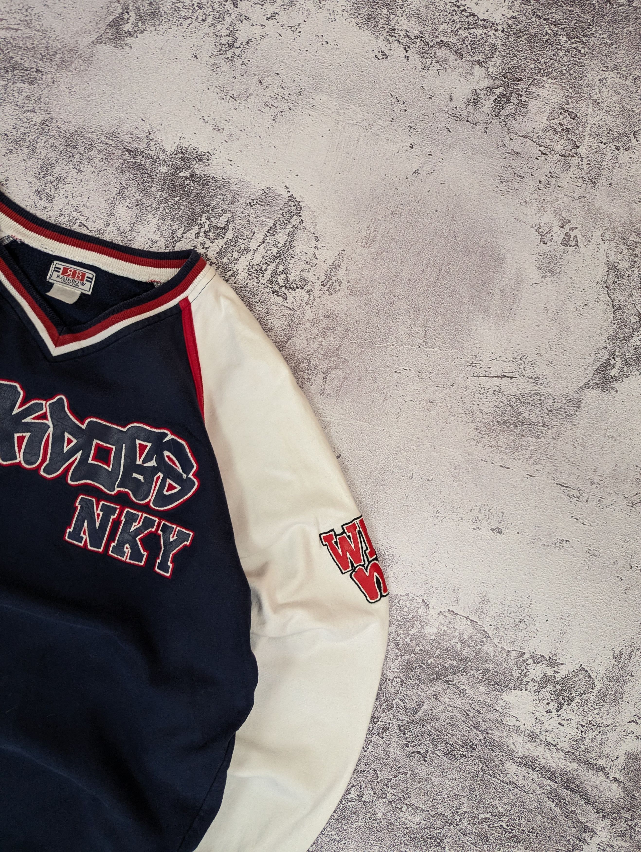 Rainbow VTG Black Boss NKY New York 23 Hip Hop Jersey M/L Size US M / EU 48-50 / 2 - 4 Thumbnail