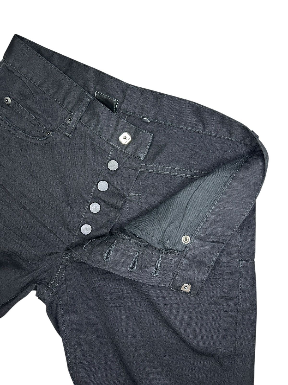Dior Ss 2005 Hedi Slimane Black Creased Denim Size US 28 / EU 44 - 3 Thumbnail