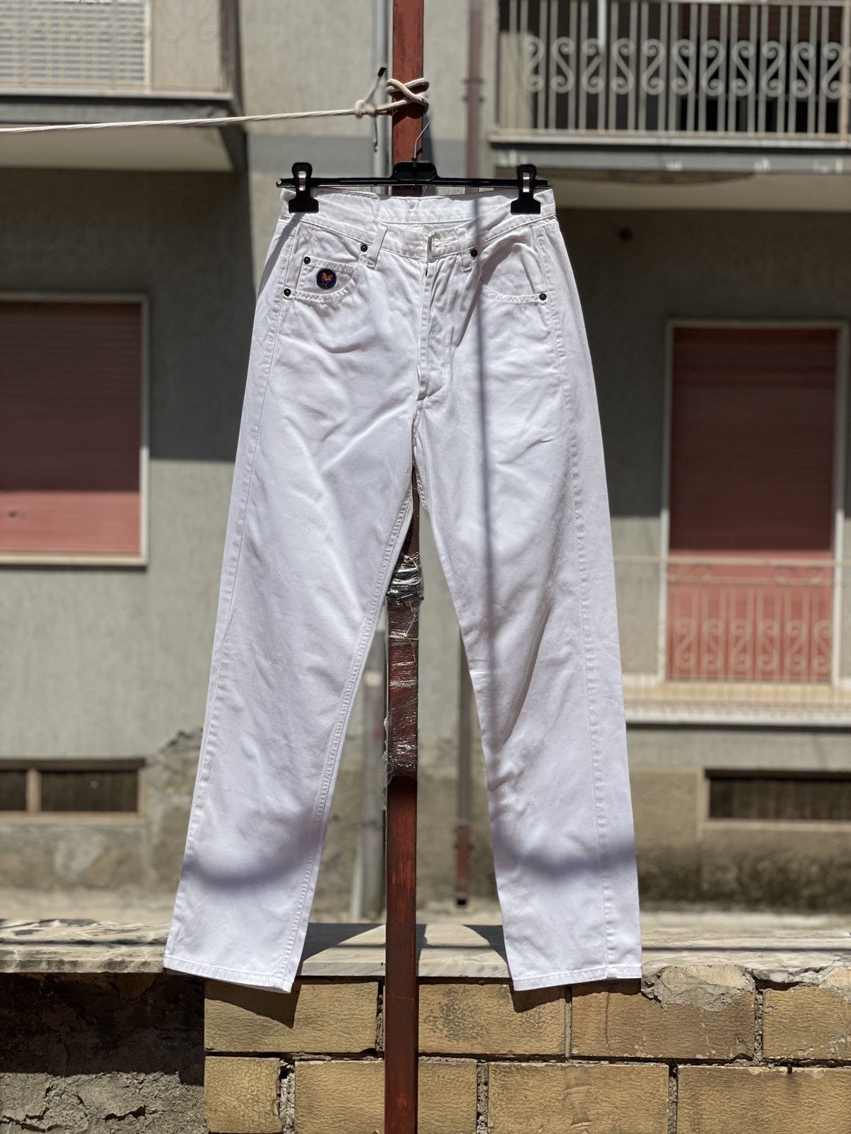 Avirex × Vintage Men’s AVIREX USA WHITE JEANS PANTS SIZE 29 Size US 29 - 2 Thumbnail