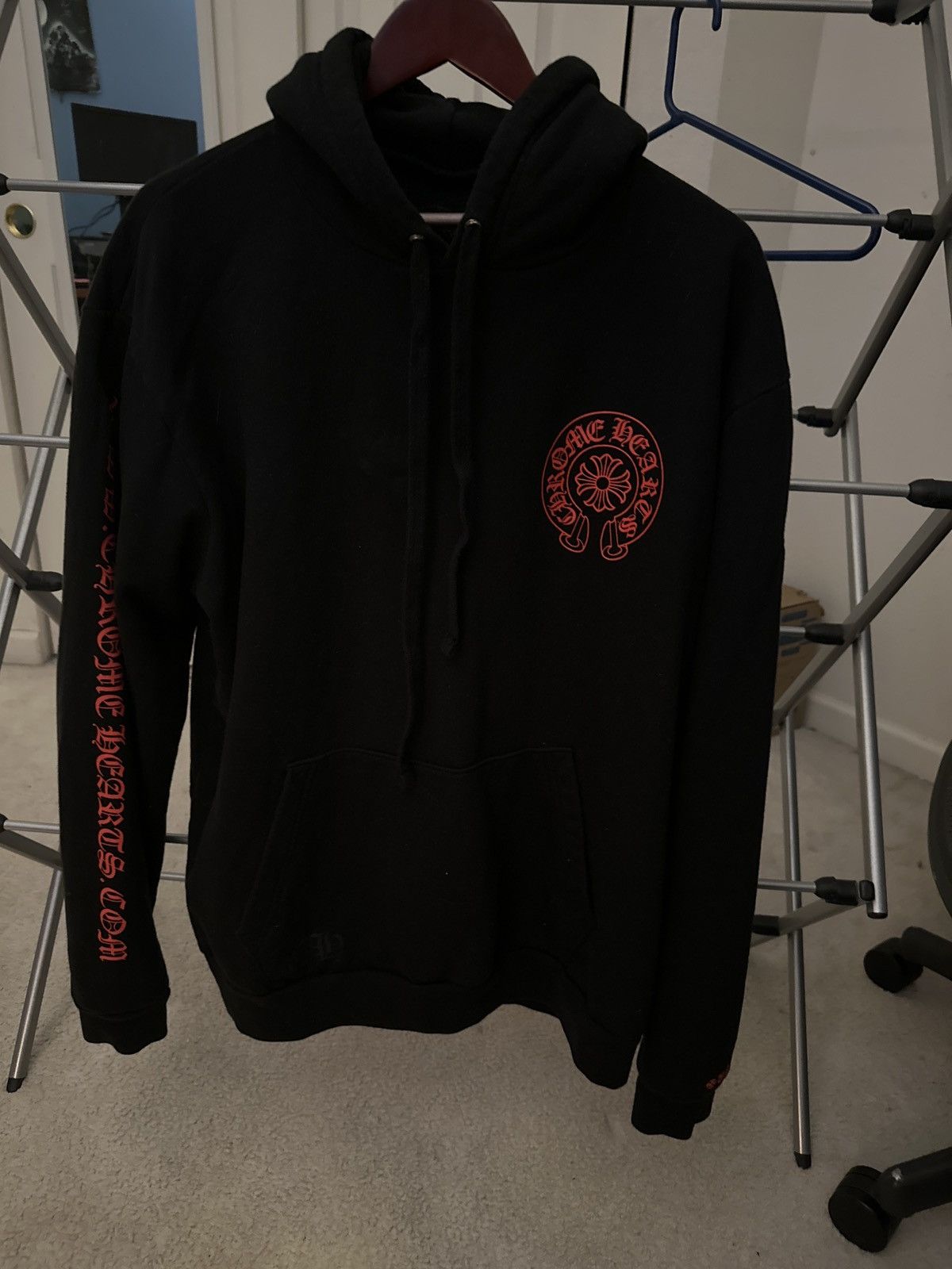 Chrome Hearts Chrome Hearts Hoodie Red Grailed