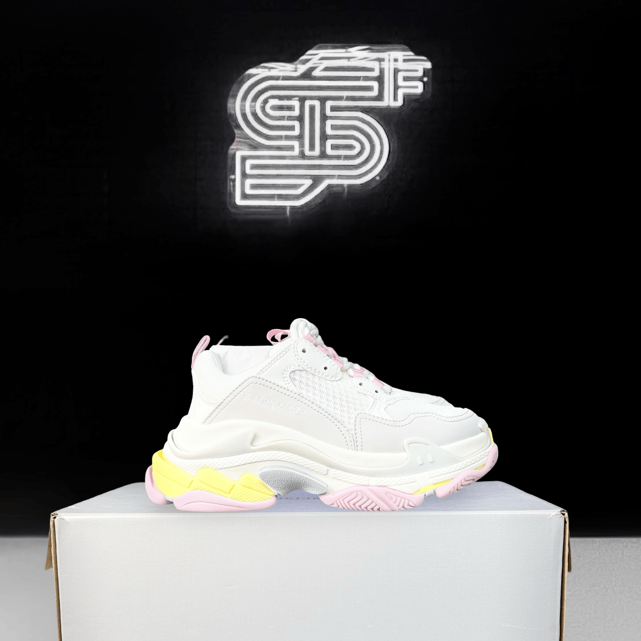 Balenciaga Balenciaga Triple-S White/Pink/Yellow Size US 7.5 / EU 40-41 - 1 Thumbnail