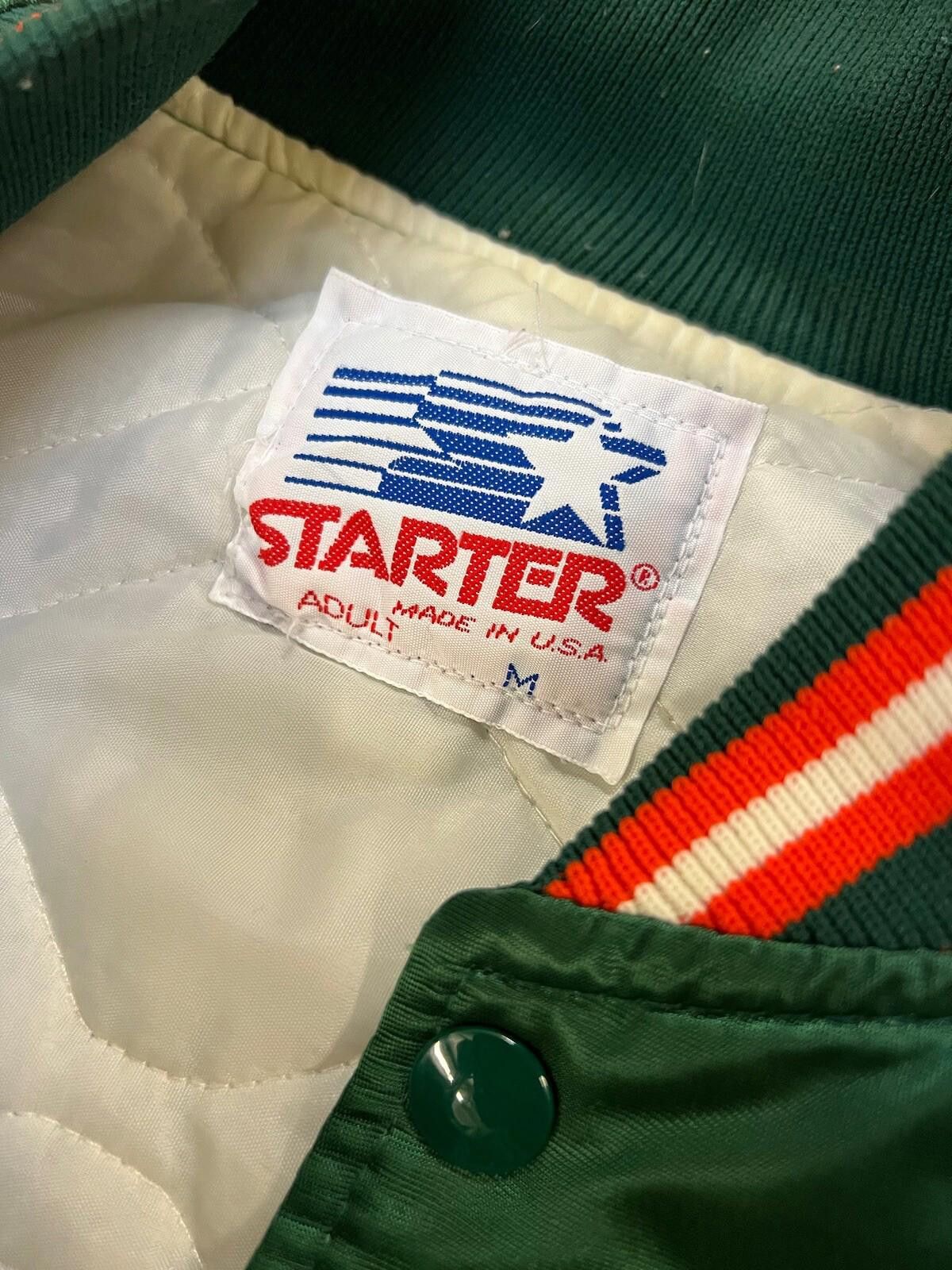 Starter Starter Miami Hurricanes Bomber Satin NCAA Jacket M Medium Size US M / EU 48-50 / 2 - 5 Thumbnail