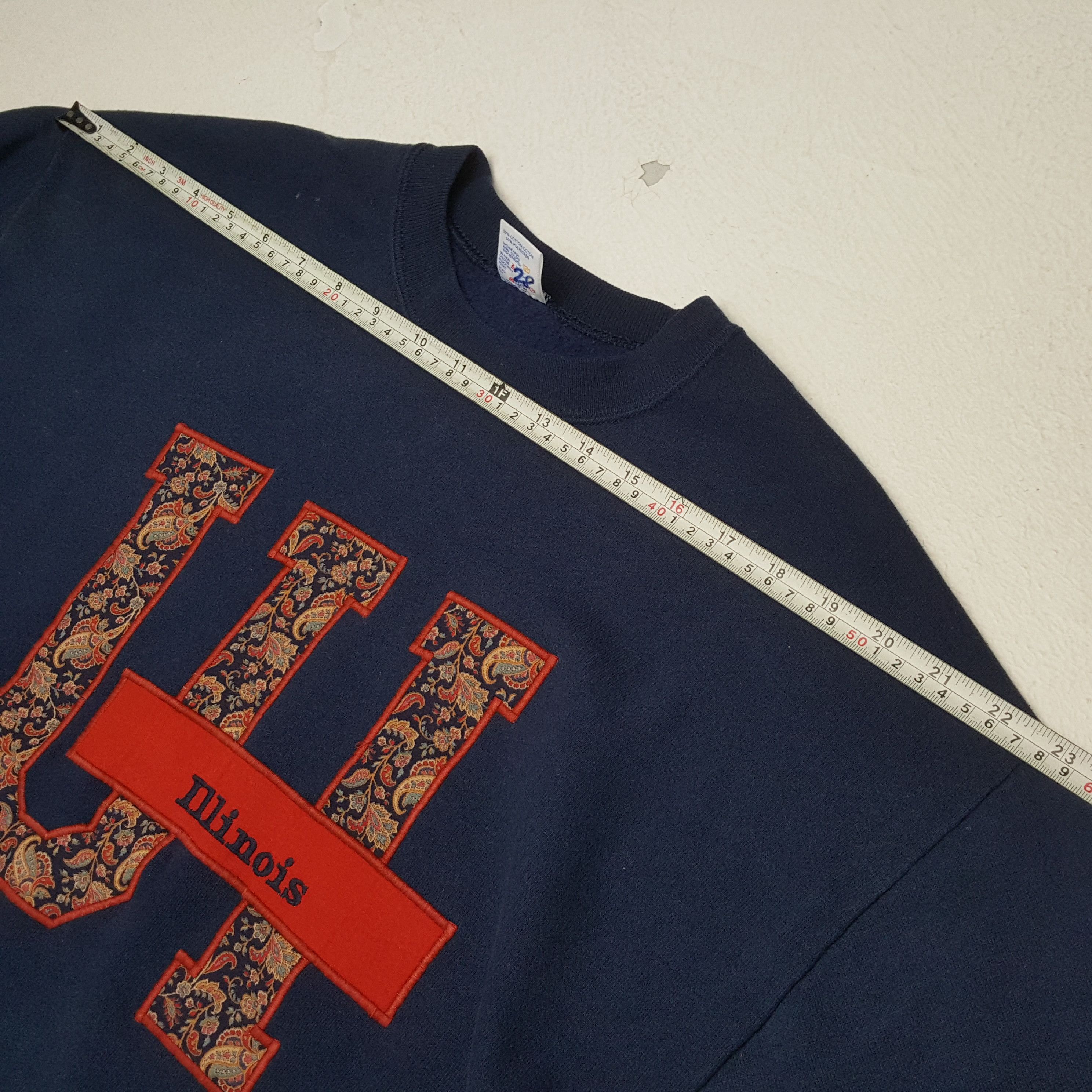 Vintage Vintage 90's UNIVERSITY OF ILLNOIS Promotion Sweatshirts Size US M / EU 48-50 / 2 - 4 Thumbnail