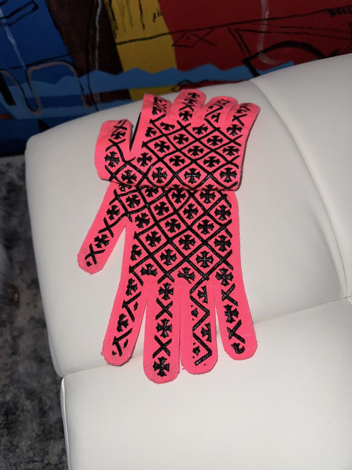 Chrome Hearts Chrome hearts logo gloves Size ONE SIZE - 3 Thumbnail
