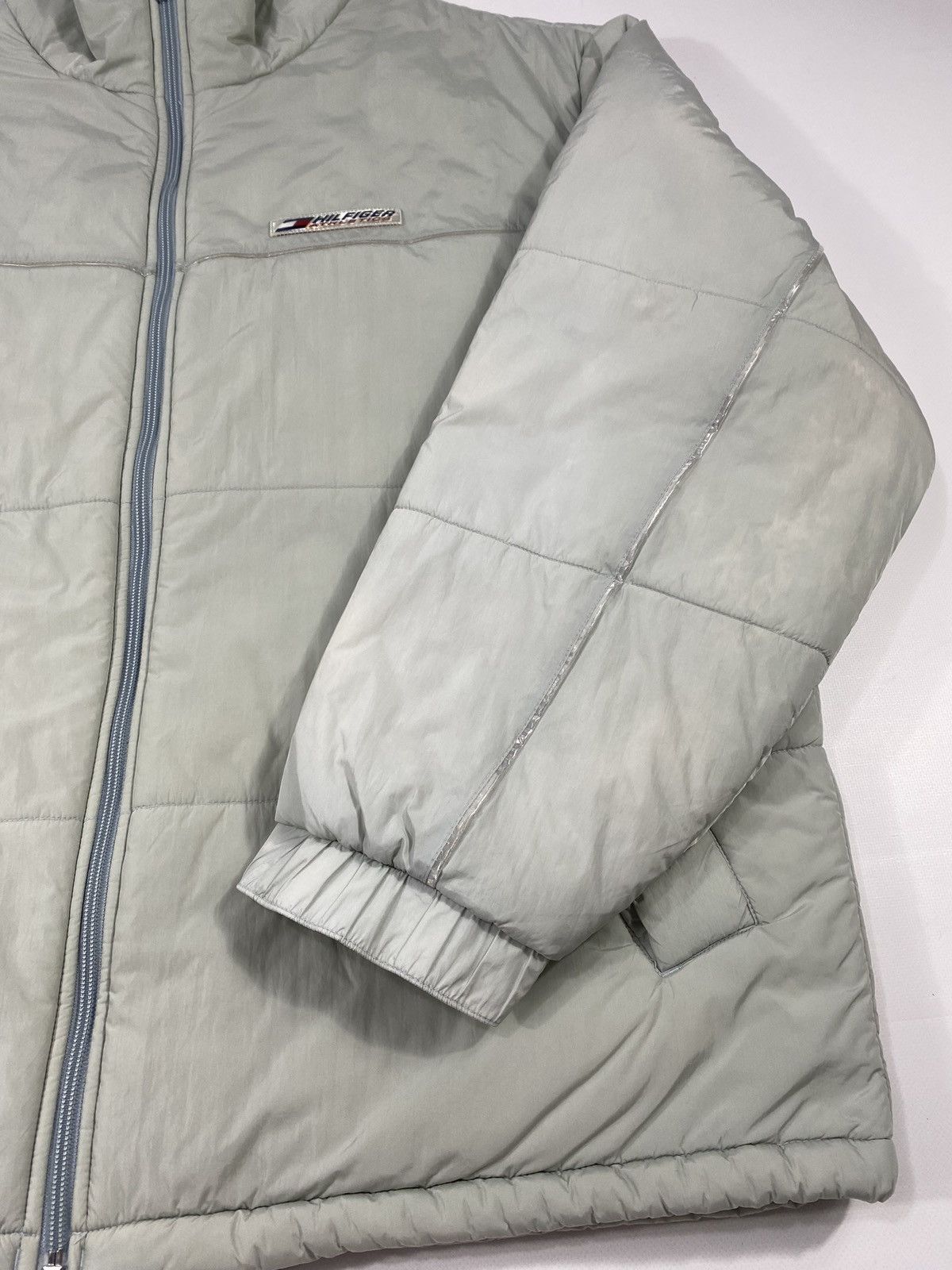 Tommy Hilfiger LASTDROP🔥90s Tommy Hilfiger Reflective Vintage Puffer Jacket Size US XL / EU 56 / 4 - 7 Thumbnail