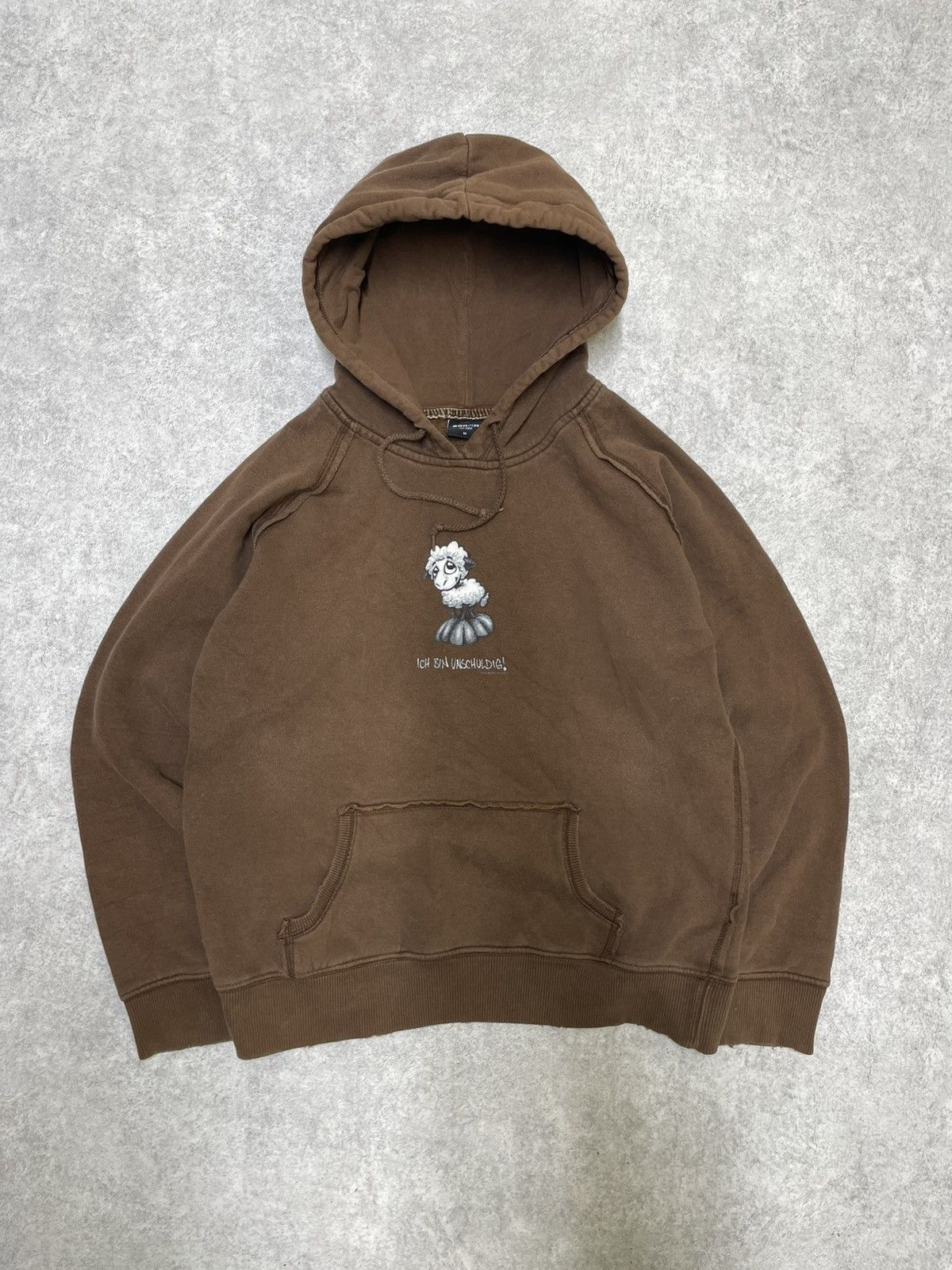 Vintage Vintage ICH BIN UNSCHOLDIG Hoodie With a Ram OG Very Rare Size US M / EU 48-50 / 2 - 1 Thumbnail