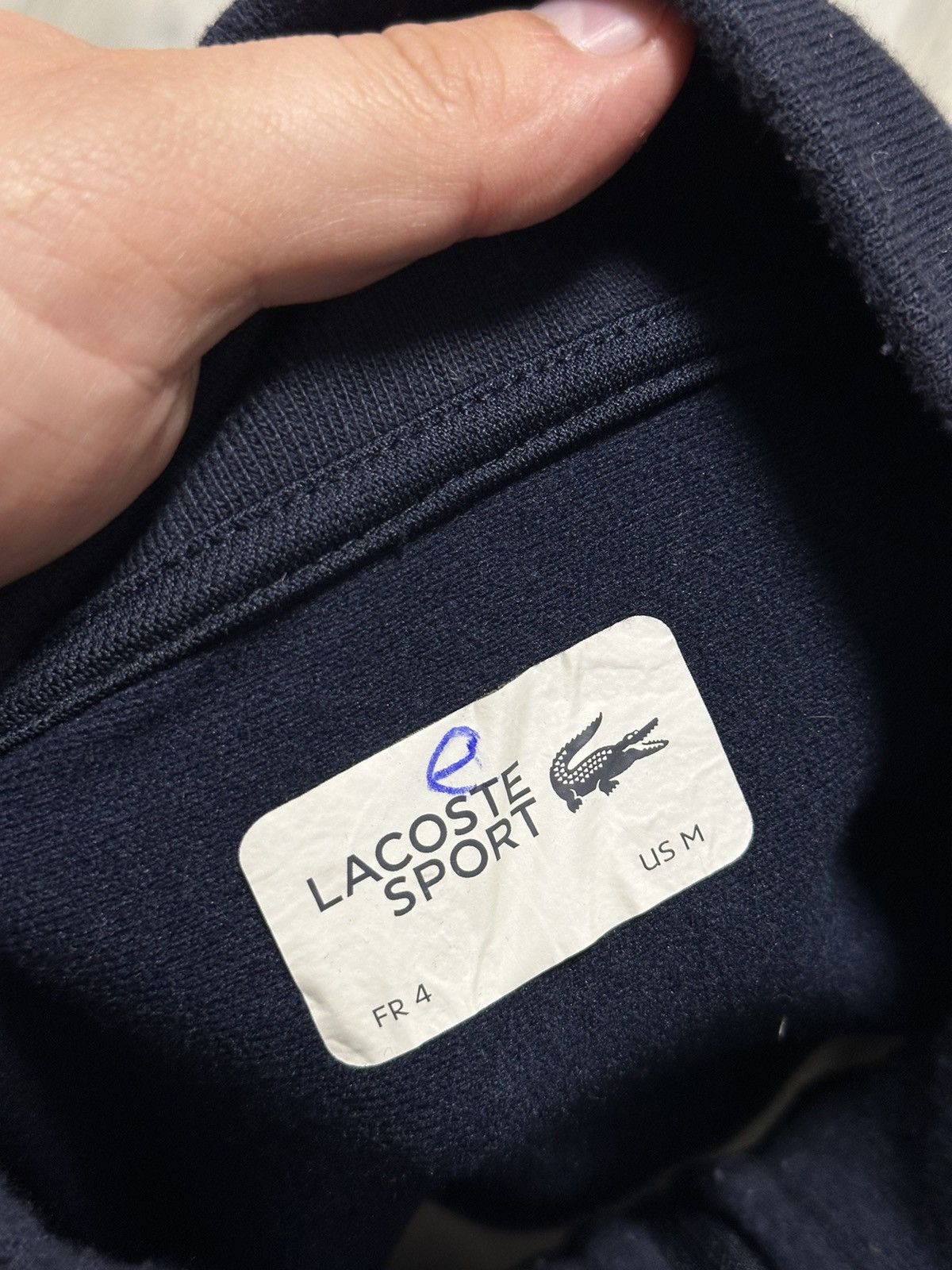 Lacoste Vintage Lacoste Sport Light Jacket White/Navy Crocodile Size US M / EU 48-50 / 2 - 3 Thumbnail