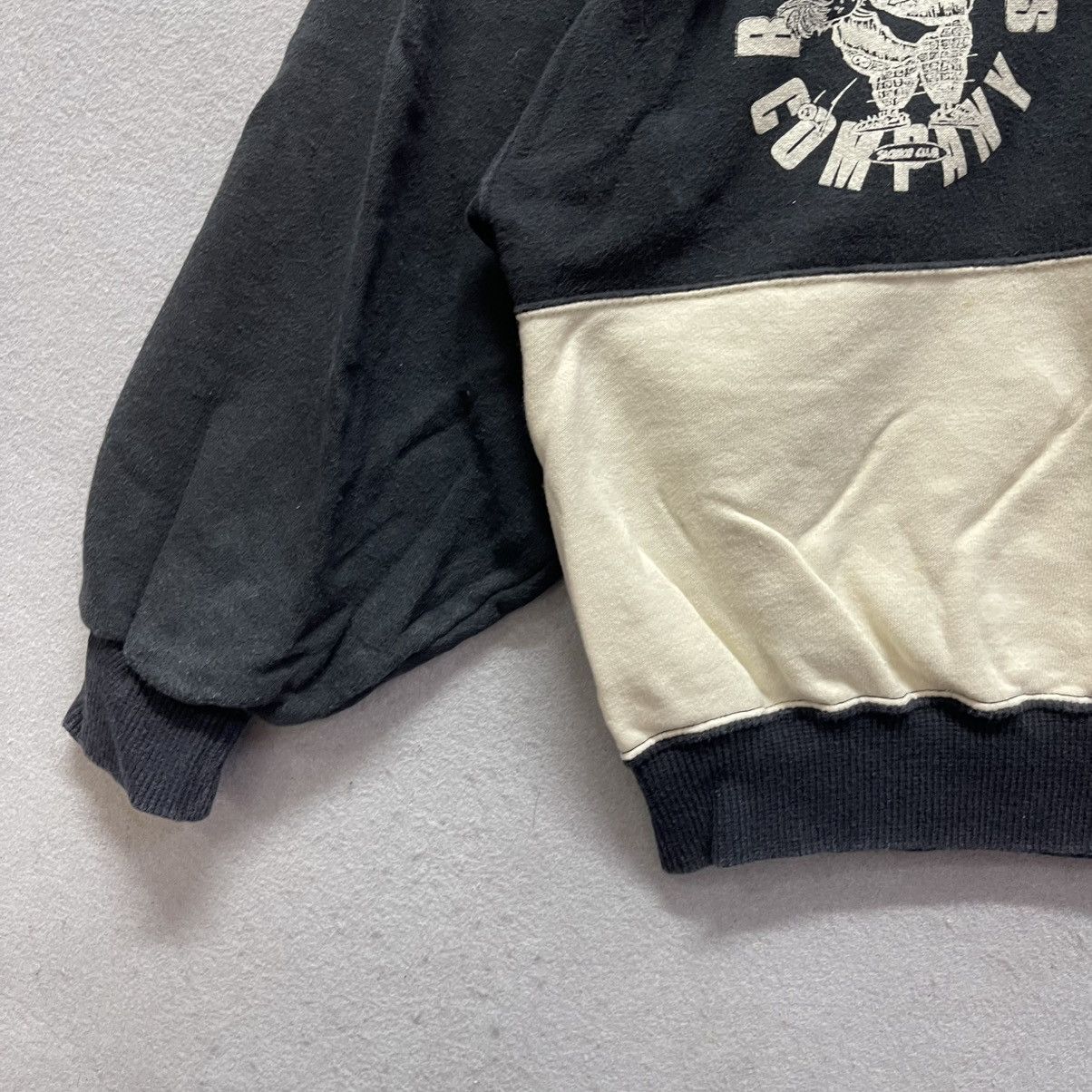 Japanese Brand Bad Boy’s Company Patchwork Half-Zip Sweatshirt Size US M / EU 48-50 / 2 - 6 Thumbnail