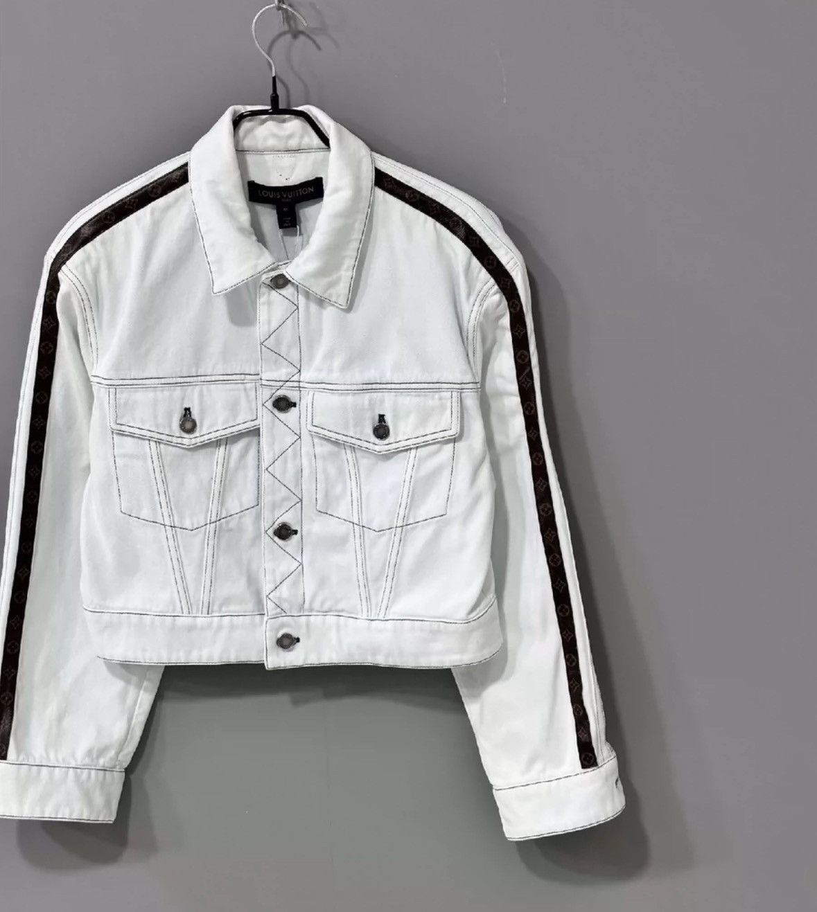Louis Vuitton LOUIS VUITTON Vintage striped denim jacket2412-Nextarrow Size US S / EU 44-46 / 1 - 3 Thumbnail