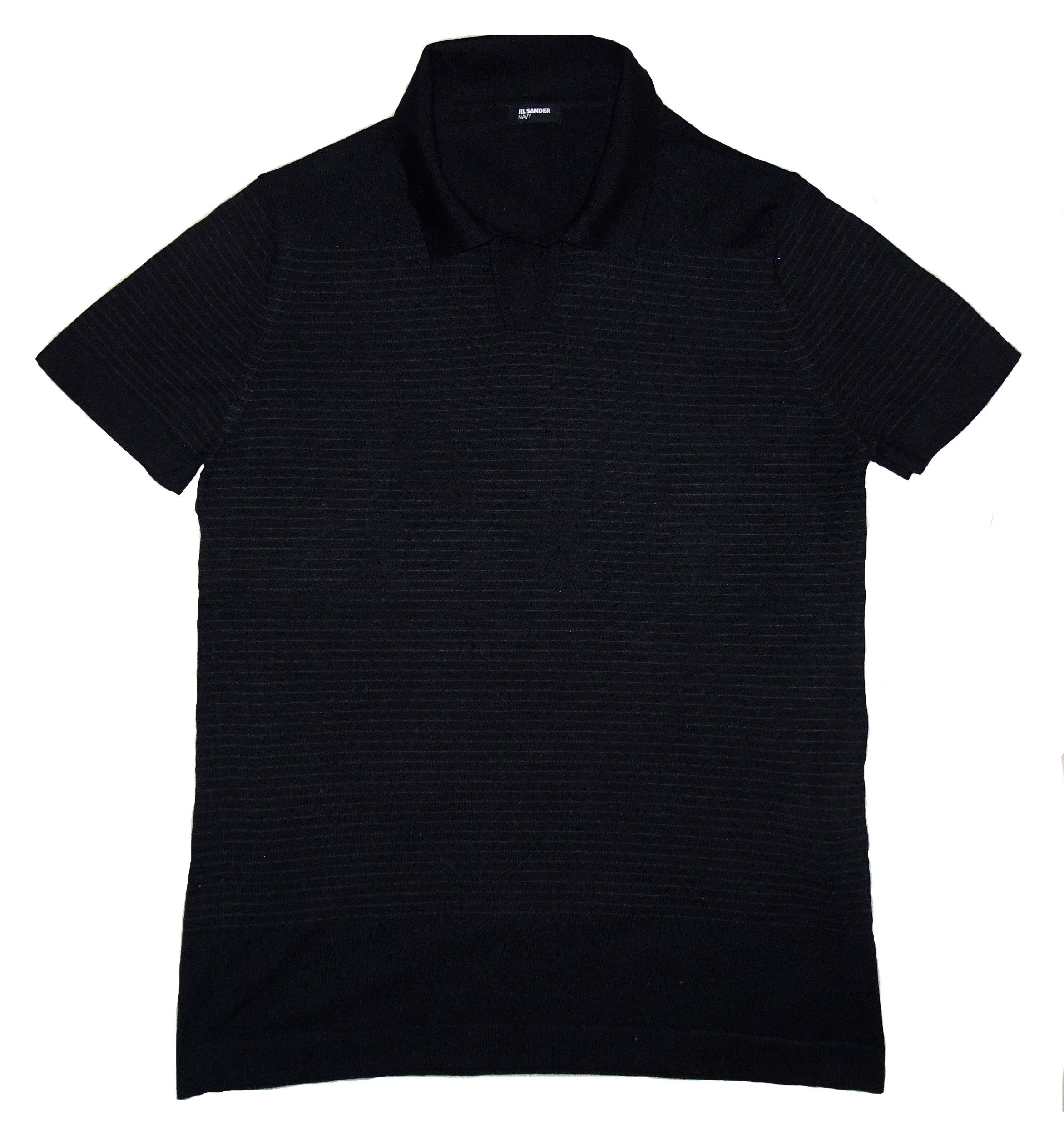 Jil Sander JIL SANDER SILK BLEND POLO SHIRT Size US S / EU 44-46 / 1 - 1 Thumbnail