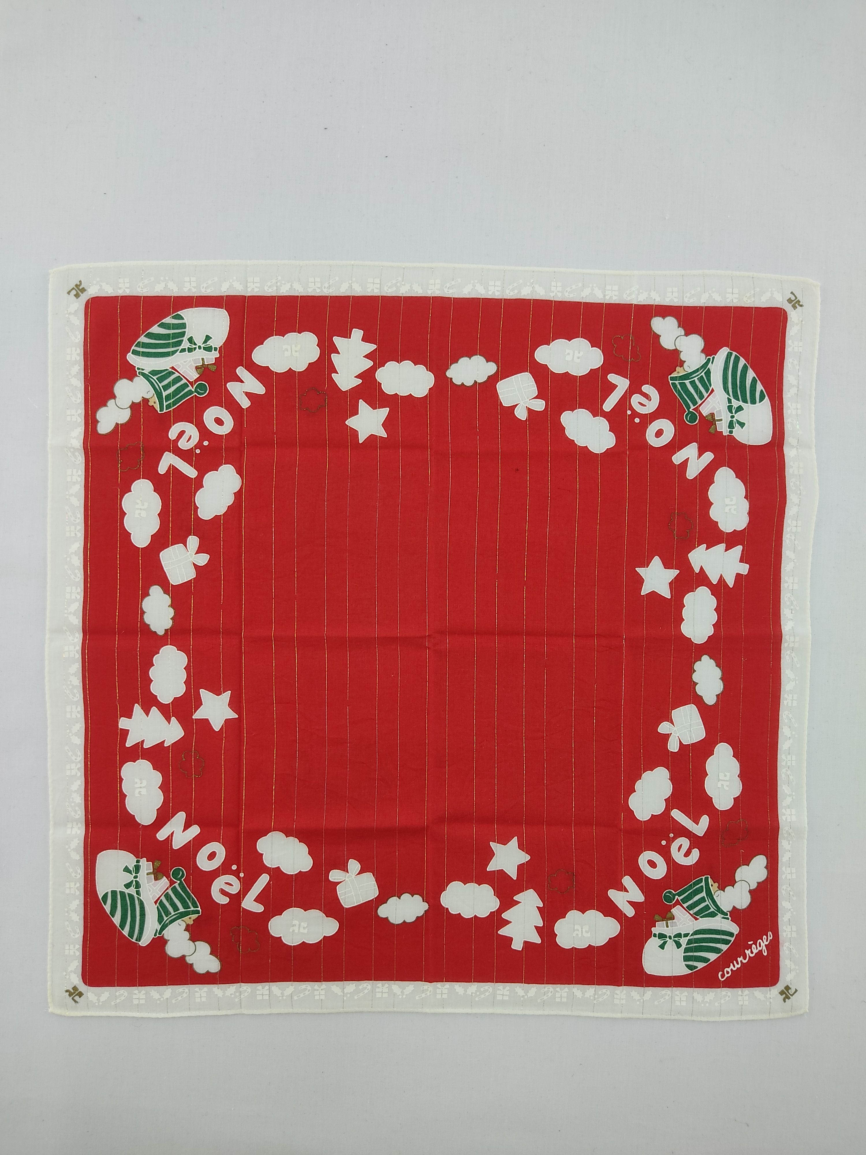 Courreges × Vintage Courreges Handkerchief / Neckwear / Bandana Size ONE SIZE - 3 Thumbnail