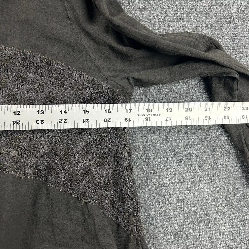 Other We The Free Top Womens XS Gray Button Up Long Sleeve Rayon Size XS / US 0-2 / IT 36-38 - 4 Thumbnail