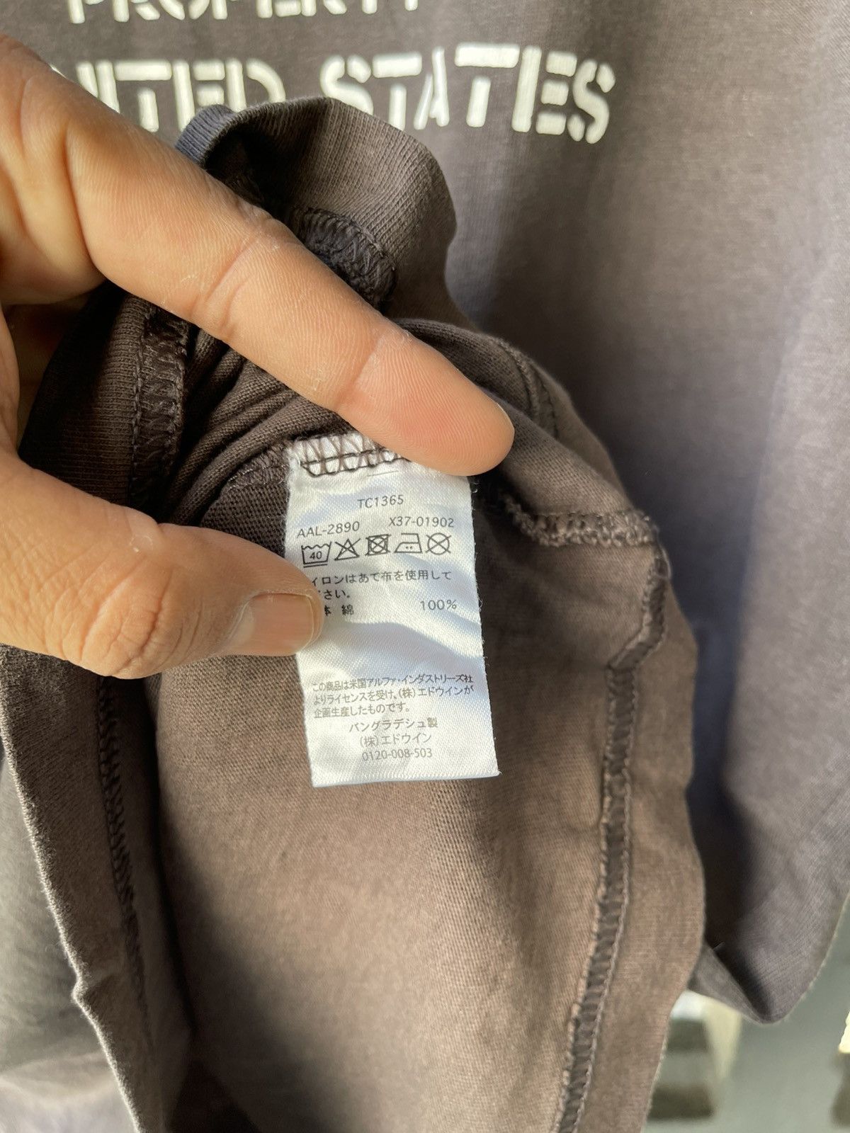 Alpha Industries Alpha Force property of united states t-shirt📸 Size US M / EU 48-50 / 2 - 5 Thumbnail