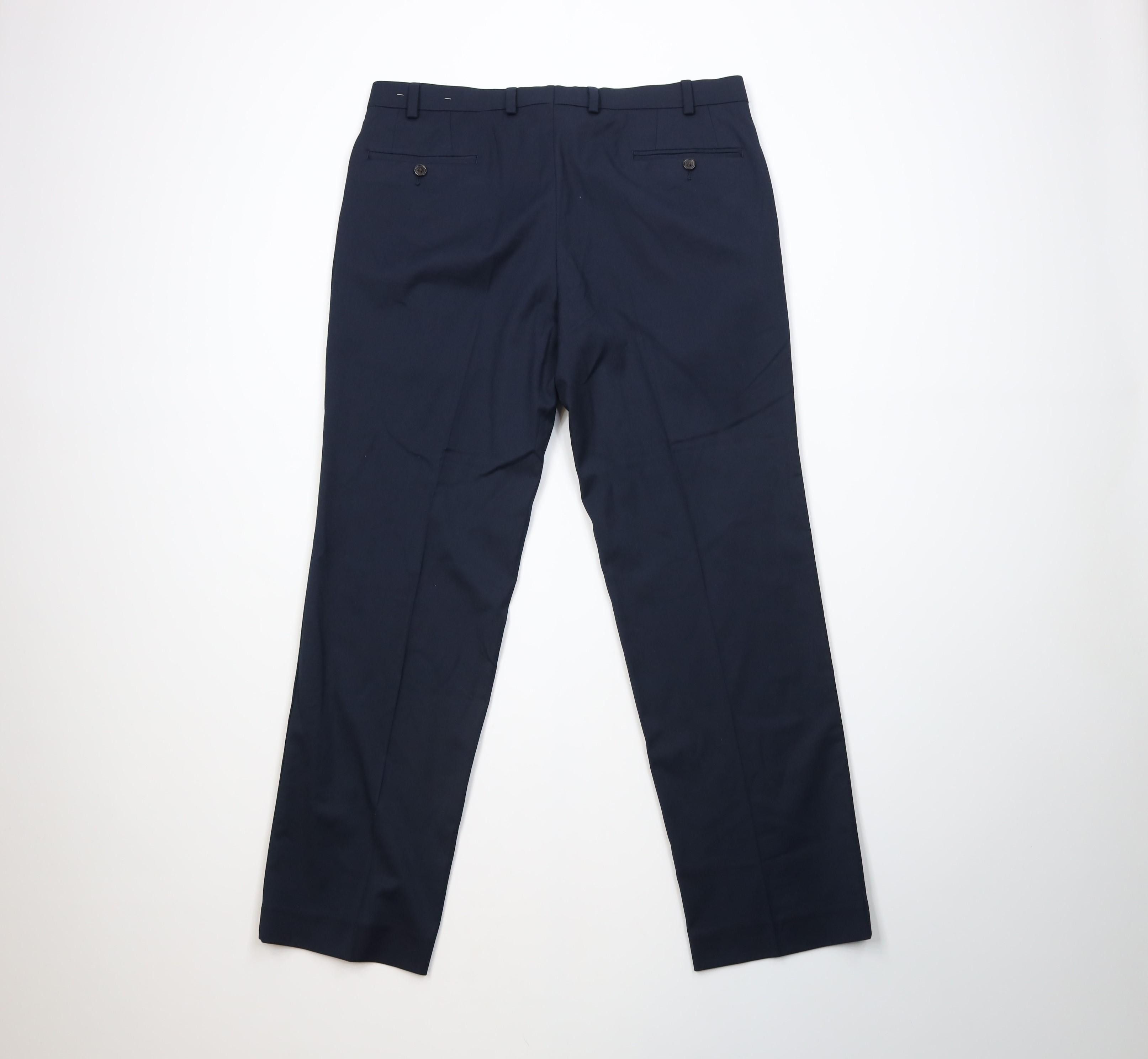 Polo Ralph Lauren Vintage Y2K Ralph Lauren Gabardine Knit Chino Pants Blue Size US 36 / EU 52 - 10 Thumbnail