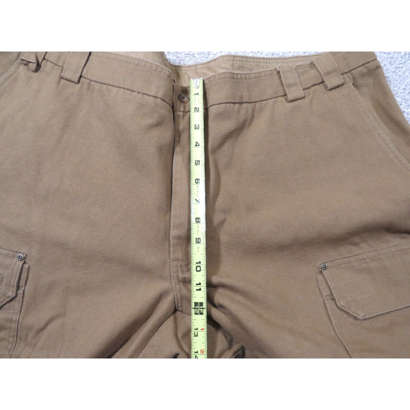 Duluth Trading Company Duluth Trading Co Pants Mens 48x29 Brown Cargo Relaxed Fit Duck Canvas Workwear Pants Mens Brown Cargo 48x29 Size US 32 / EU 48 - 7 Thumbnail