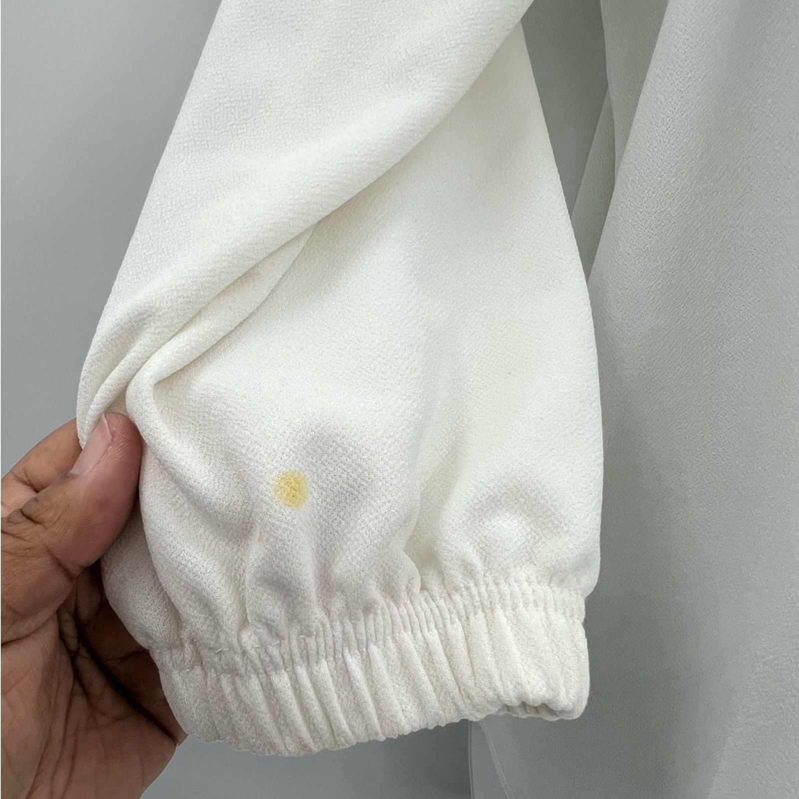 Boohoo Boohoo White Balloon Sleeve Blouse Size 12 Size XL / US 12-14 / IT 48-50 - 7 Thumbnail