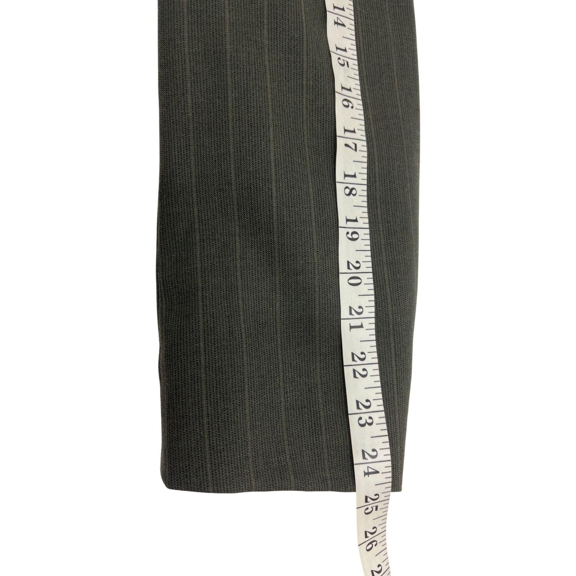 Other Mens Gray Pinstripe Suit 42R 100% Worsted Wool Pants 34/31 B Size 42R - 8 Thumbnail