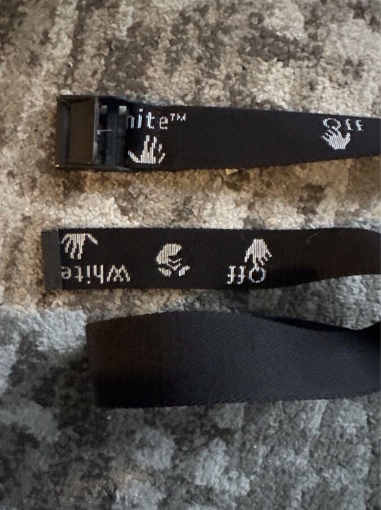 Off-White Off-White Hands Logo Industrial Belt Size 38 - 3 Thumbnail