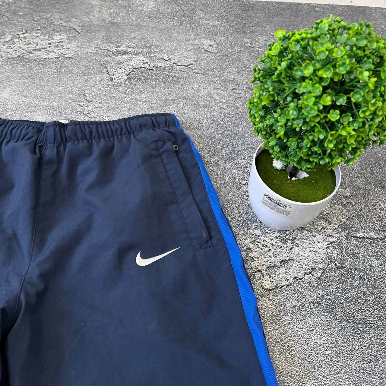 Nike Vintage 90s Nike Blue Zip Baggy Track Pants Sportwear Swoosh Size US 30 / EU 46 - 9 Thumbnail