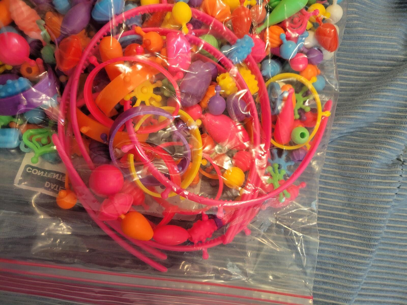 Genetic Manipulation Shinichiro Kuriya Colorful Plastic Bead Jewelry Making Kit with Headbands Size ONE SIZE - 3 Thumbnail